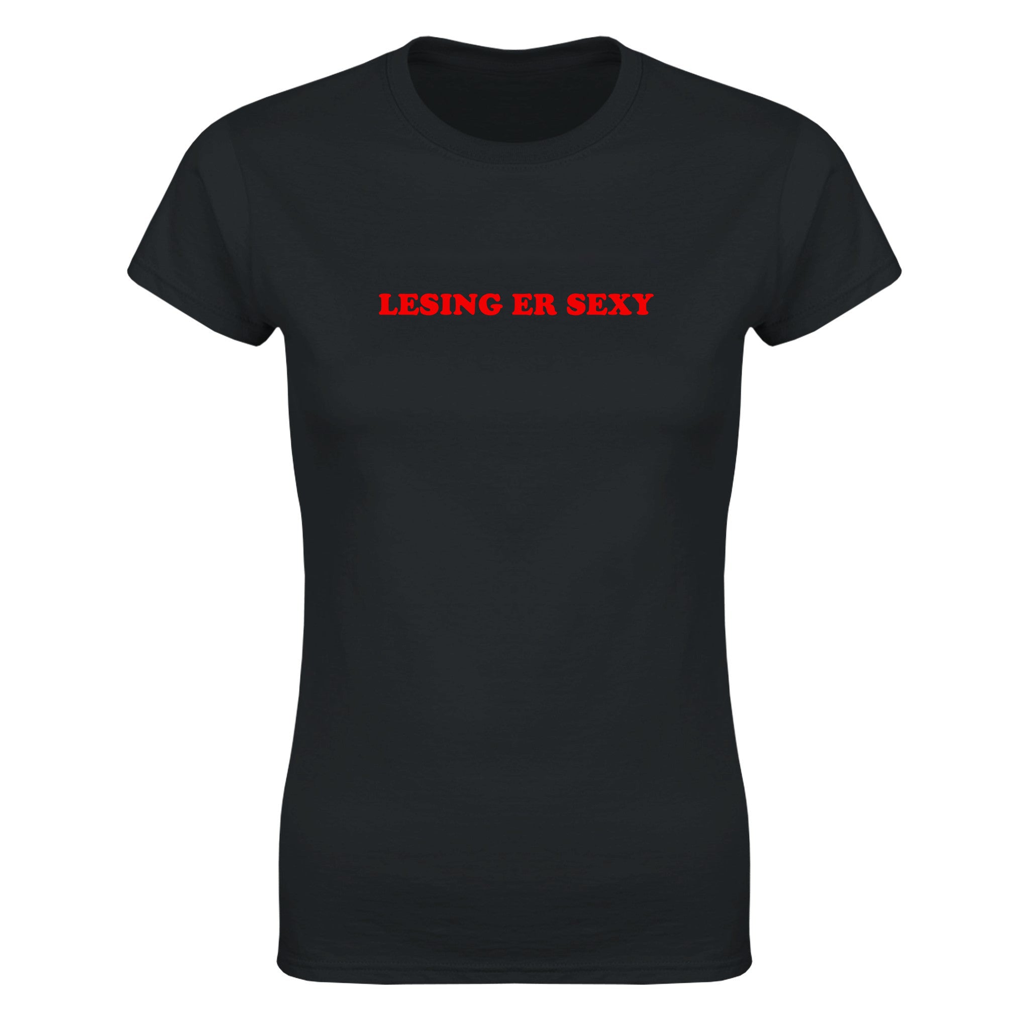 Lesing er sexy - Dame t-skjorte – Black