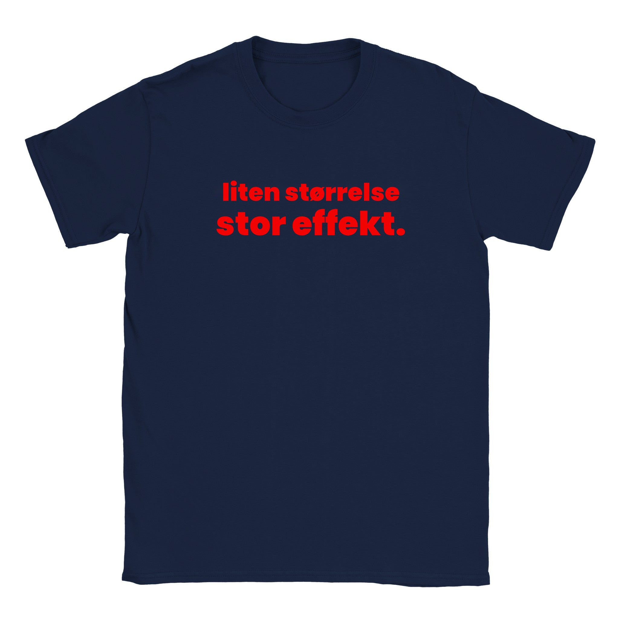 Liten størrelse stor effekt - Baby tee – Navy