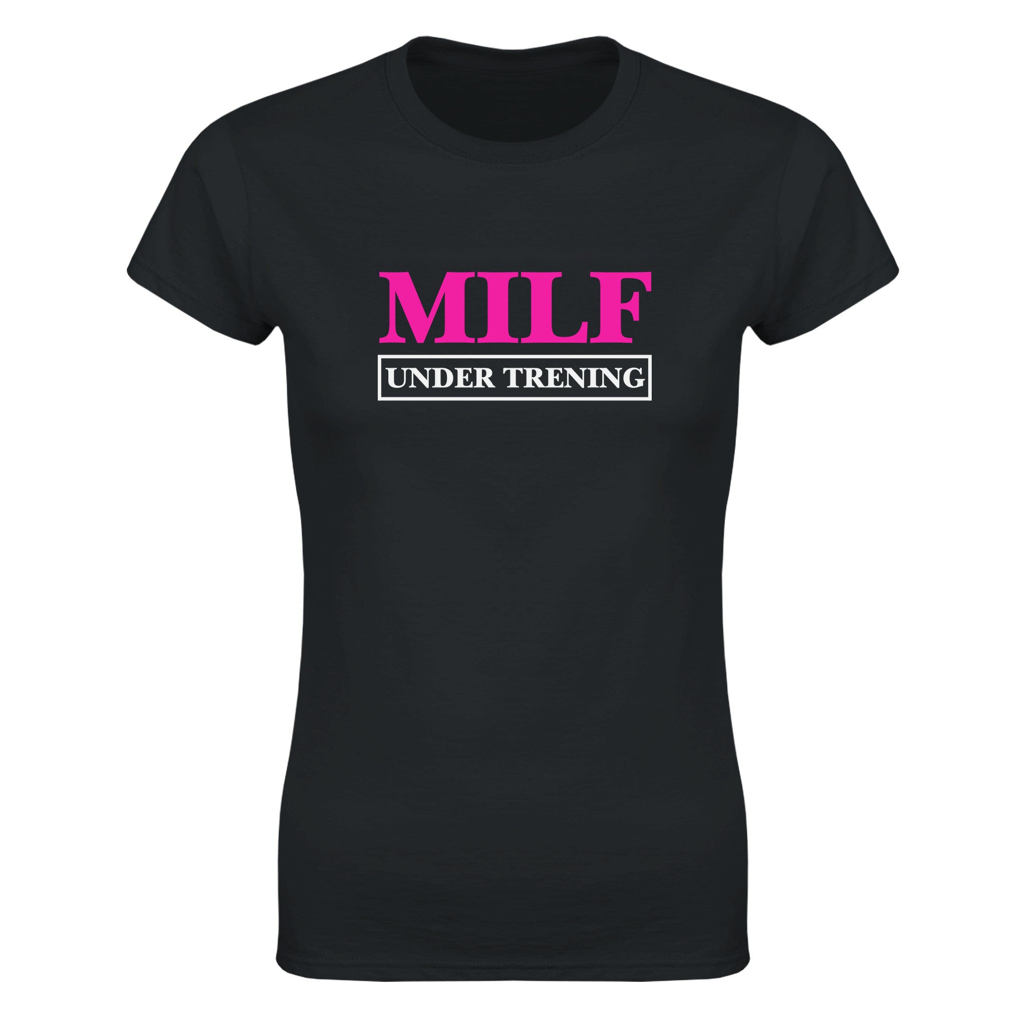 MILF under trening - Dame t-skjorte – Black