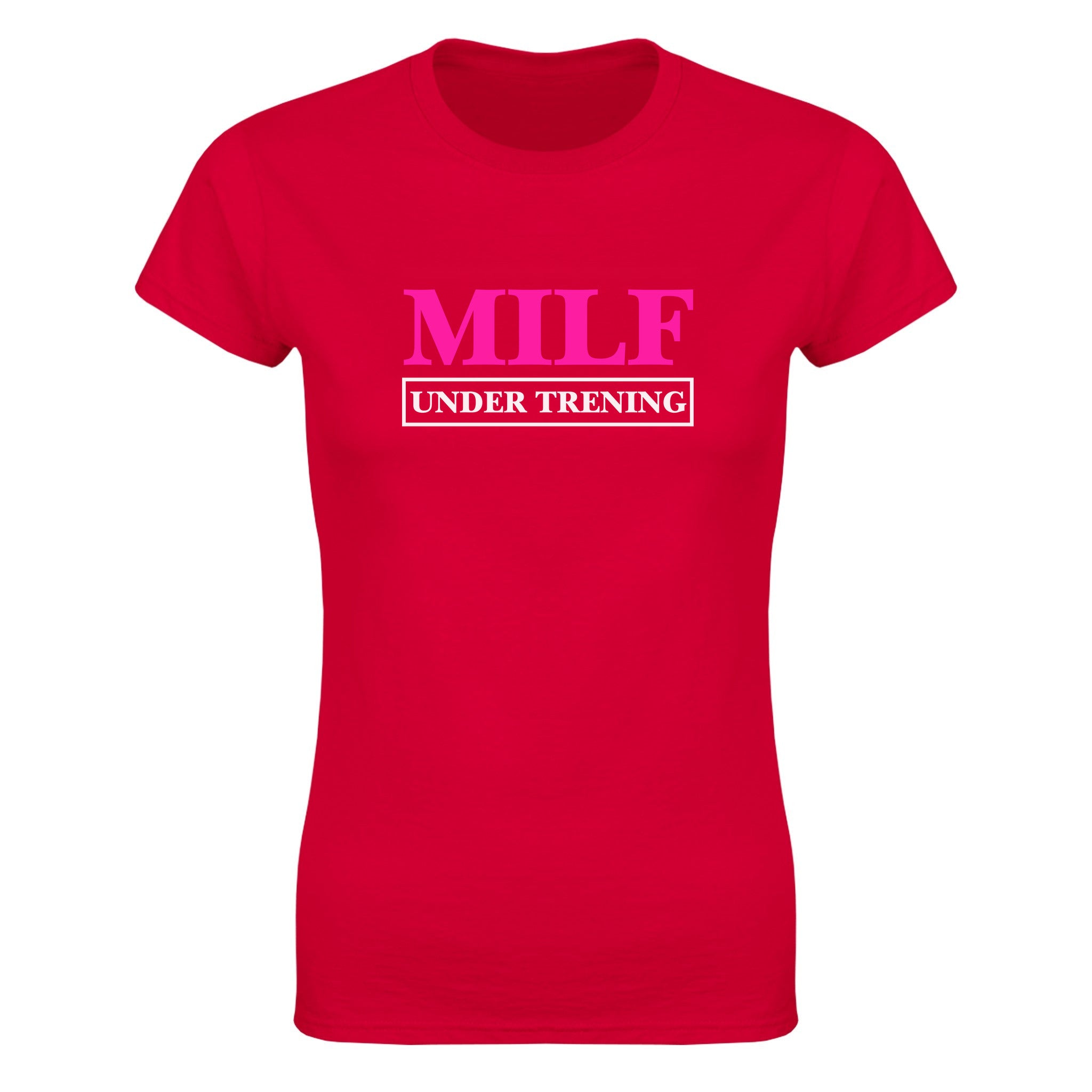 MILF under trening - Dame t-skjorte – Red