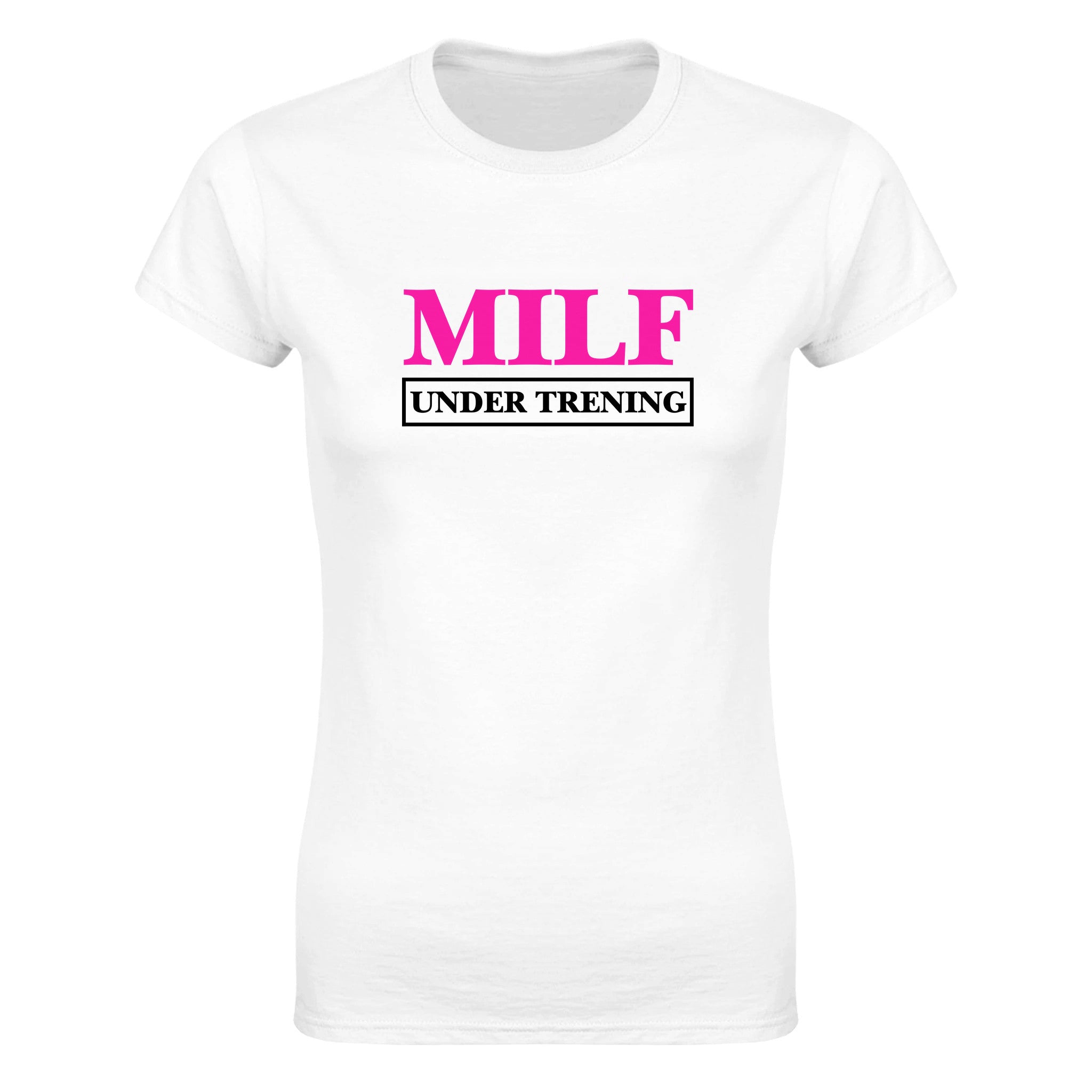 MILF under trening - Dame t-skjorte – White