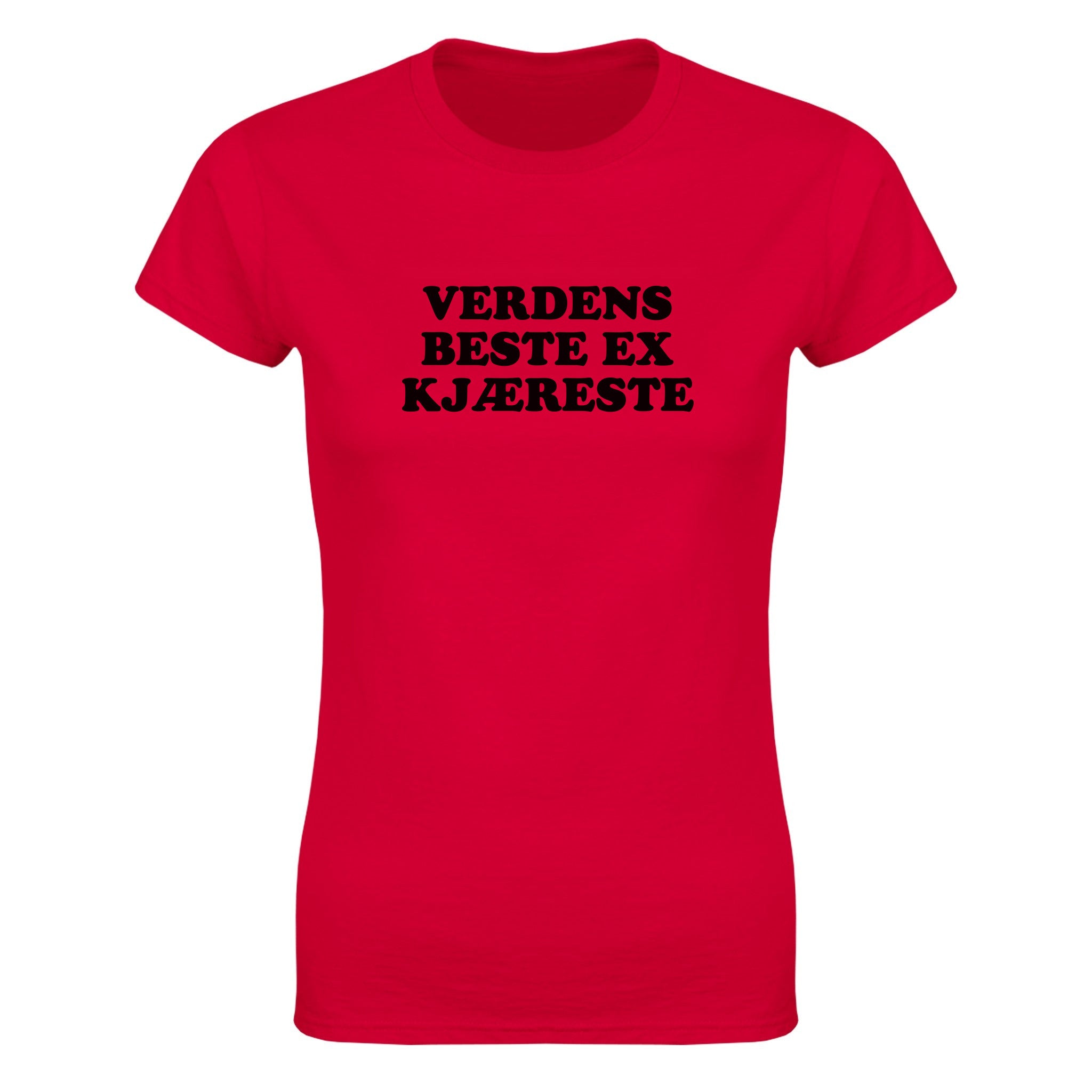 Verdens beste ex kjæreste - Dame t-skjorte – Red