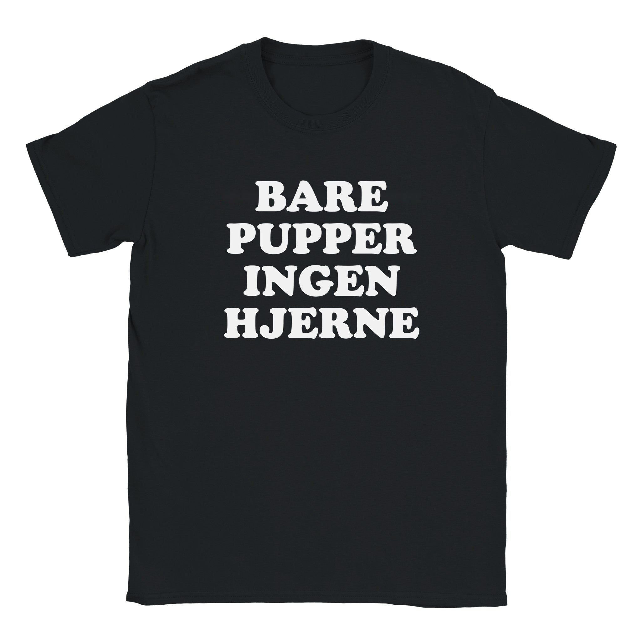 Bare pupper ingen hjerne - Baby tee – Black