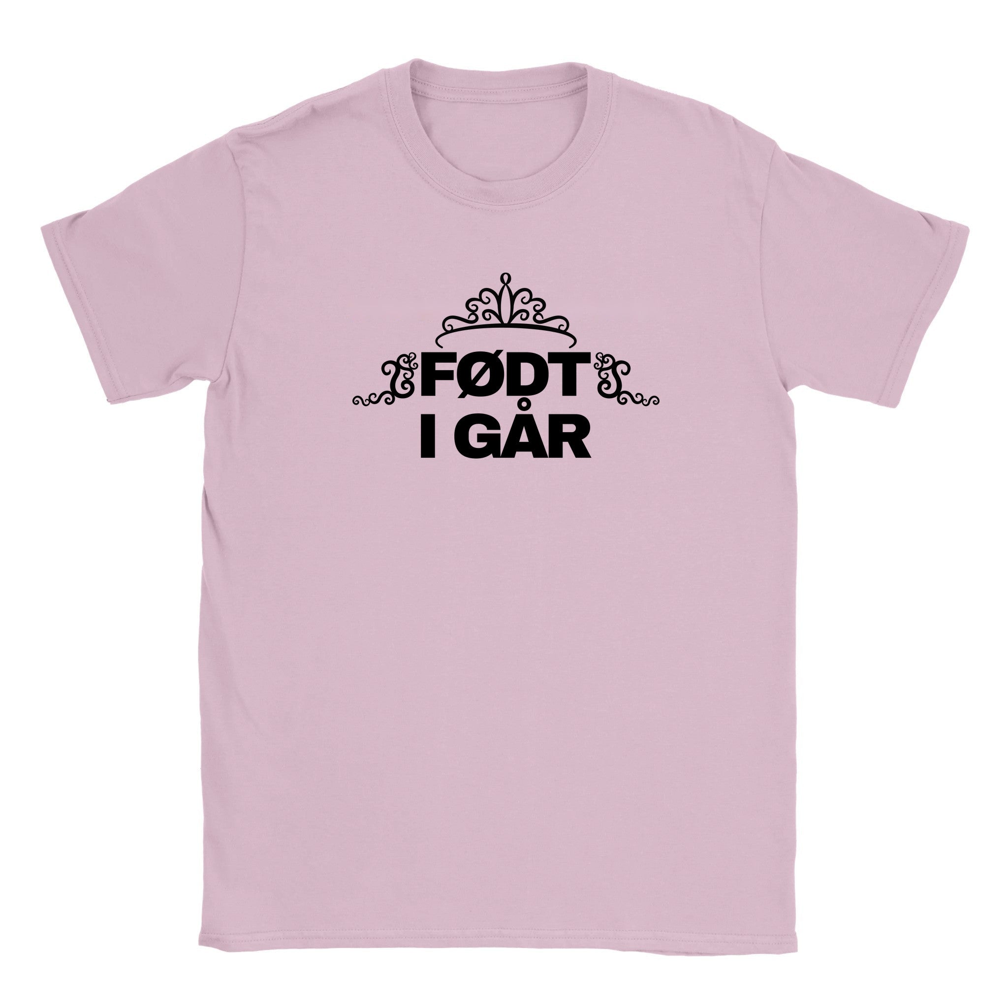 Født i går - Baby tee – Light Pink