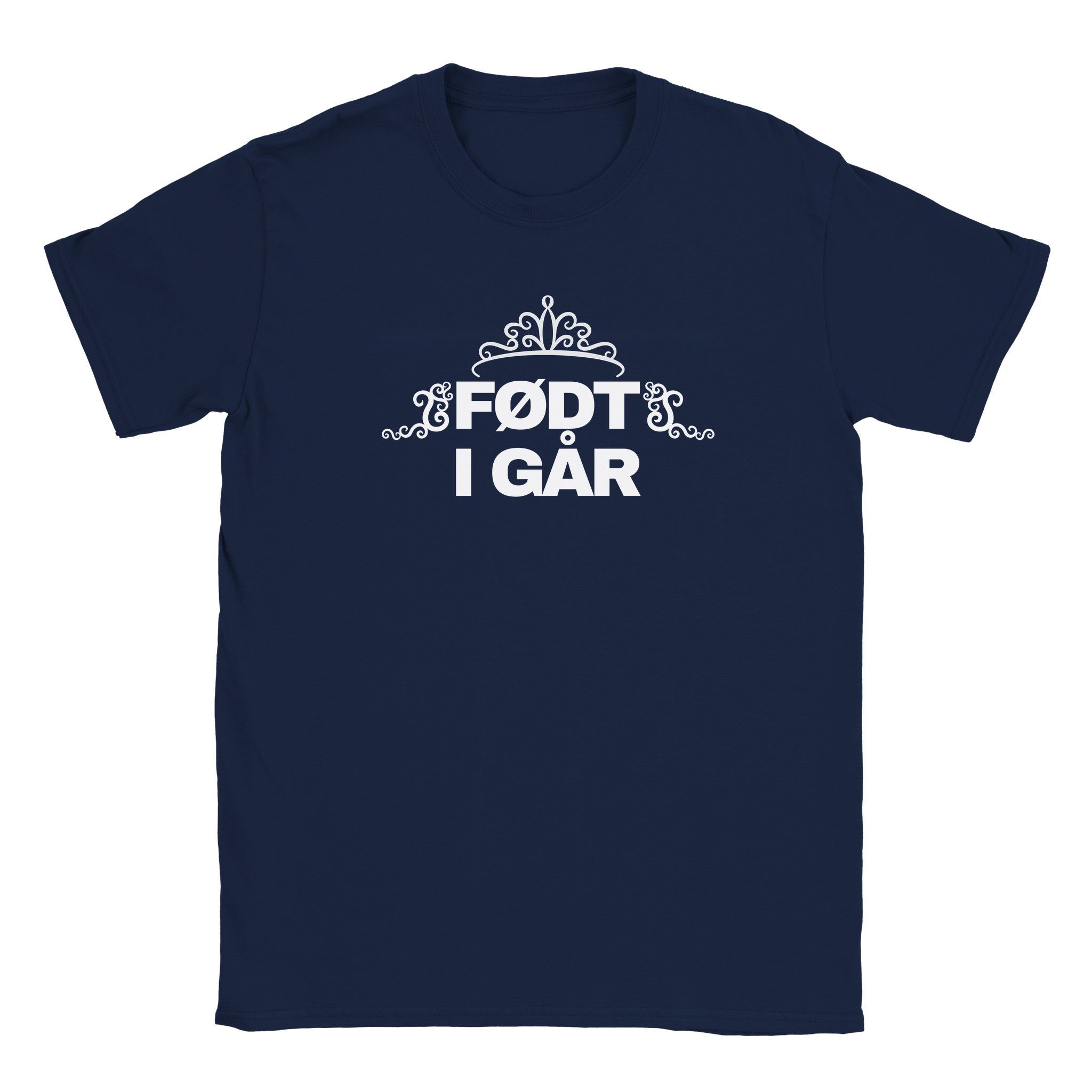 Født i går - Baby tee – Navy