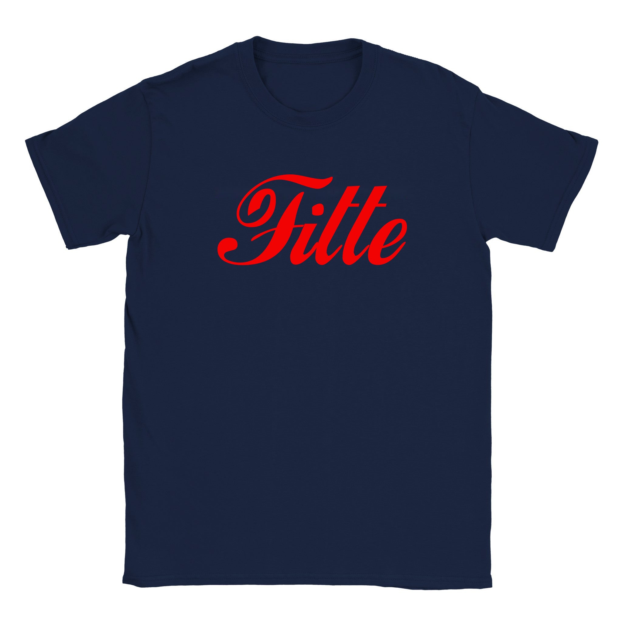 Fitte (design 2) - Baby tee – Navy