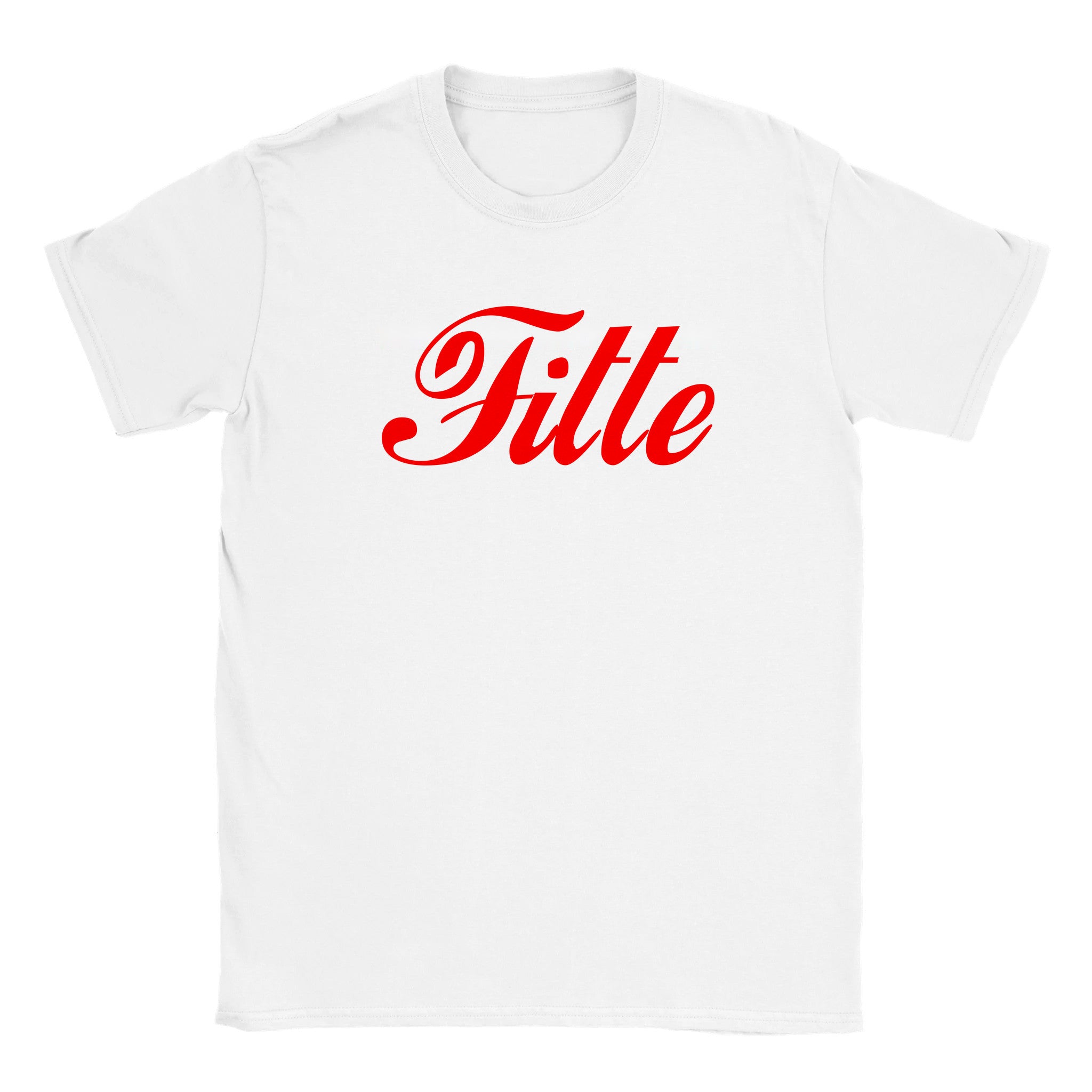 Fitte (design 2) - Baby tee – White
