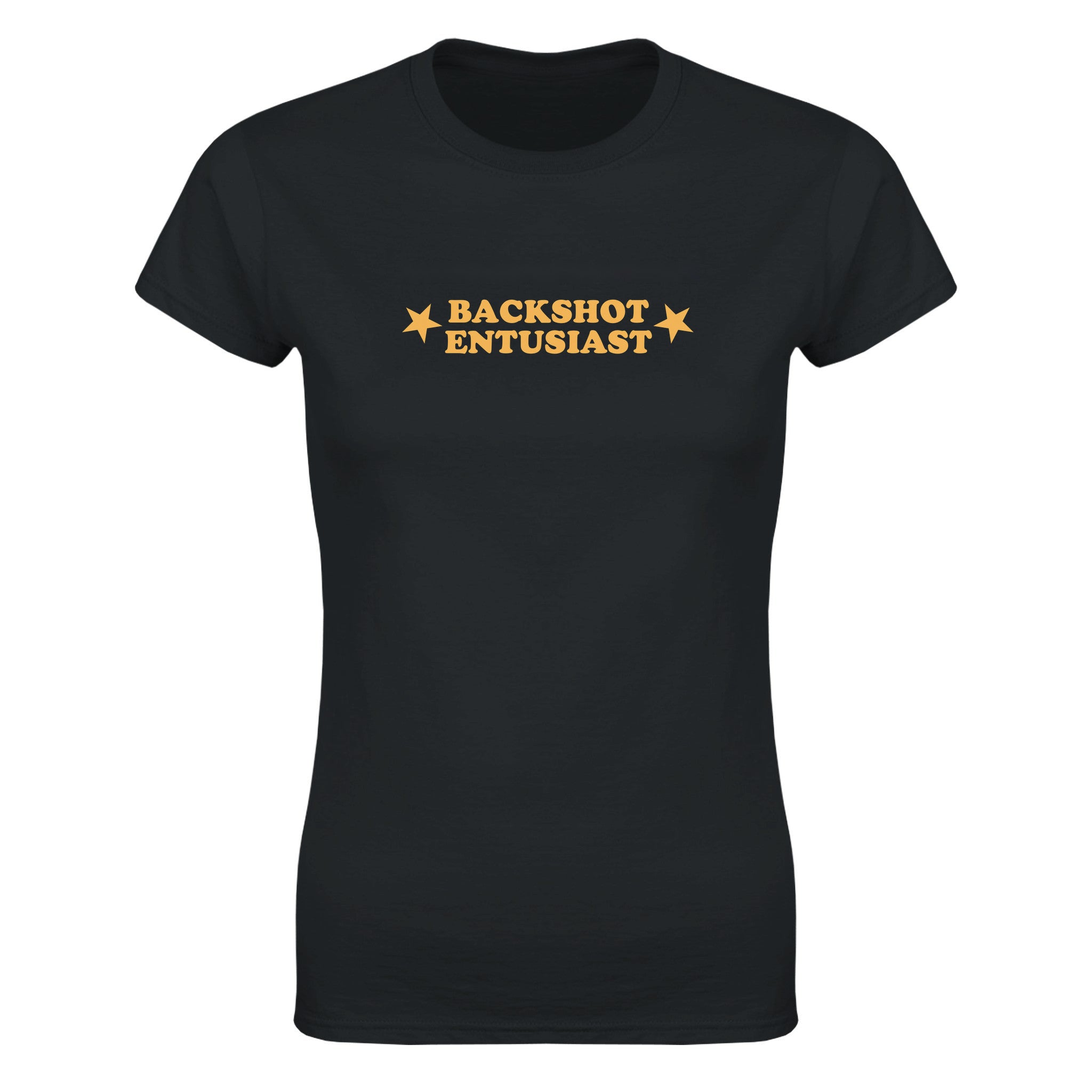 Backshot entusiast - Dame t-skjorte – Black