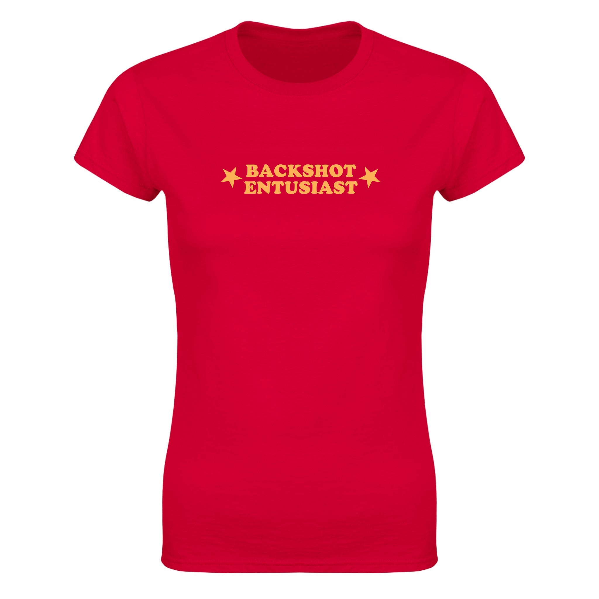 Backshot entusiast - Dame t-skjorte – Red