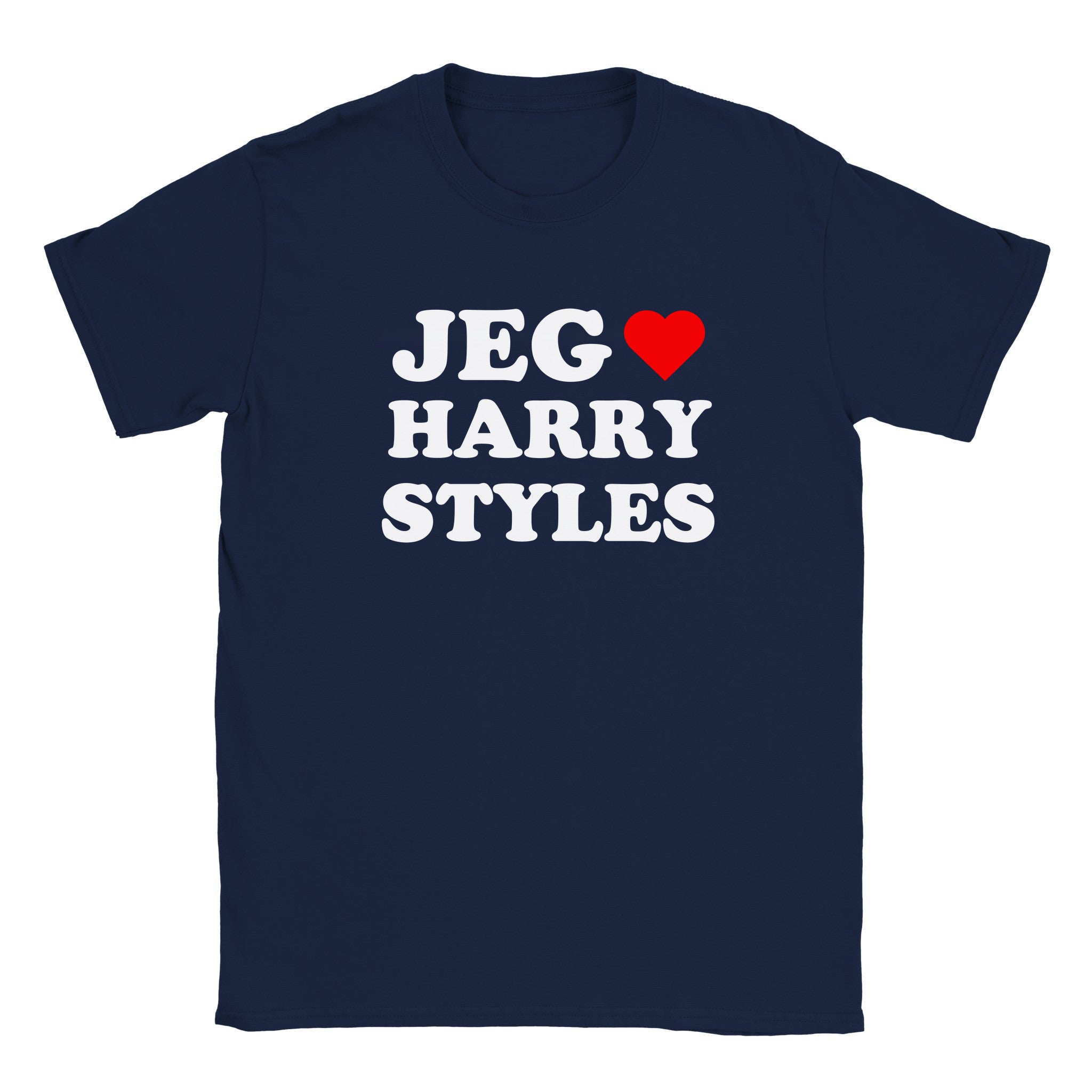 Jeg elsker Harry Styles - Baby tee – Navy