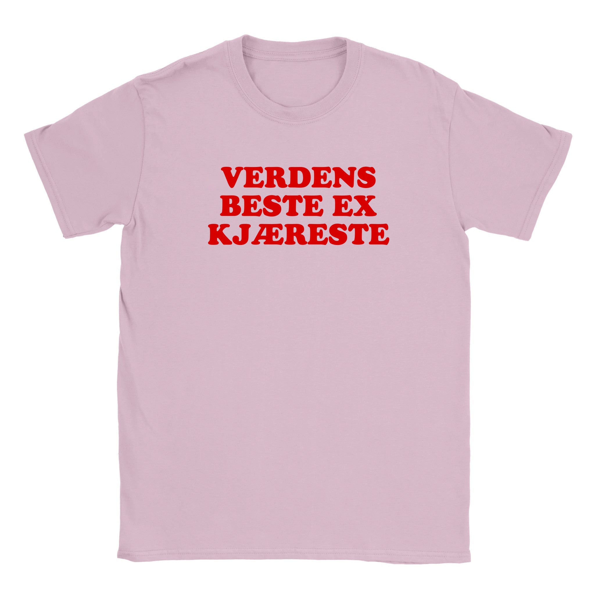 Verdens beste ex kjæreste - Baby tee – Light Pink