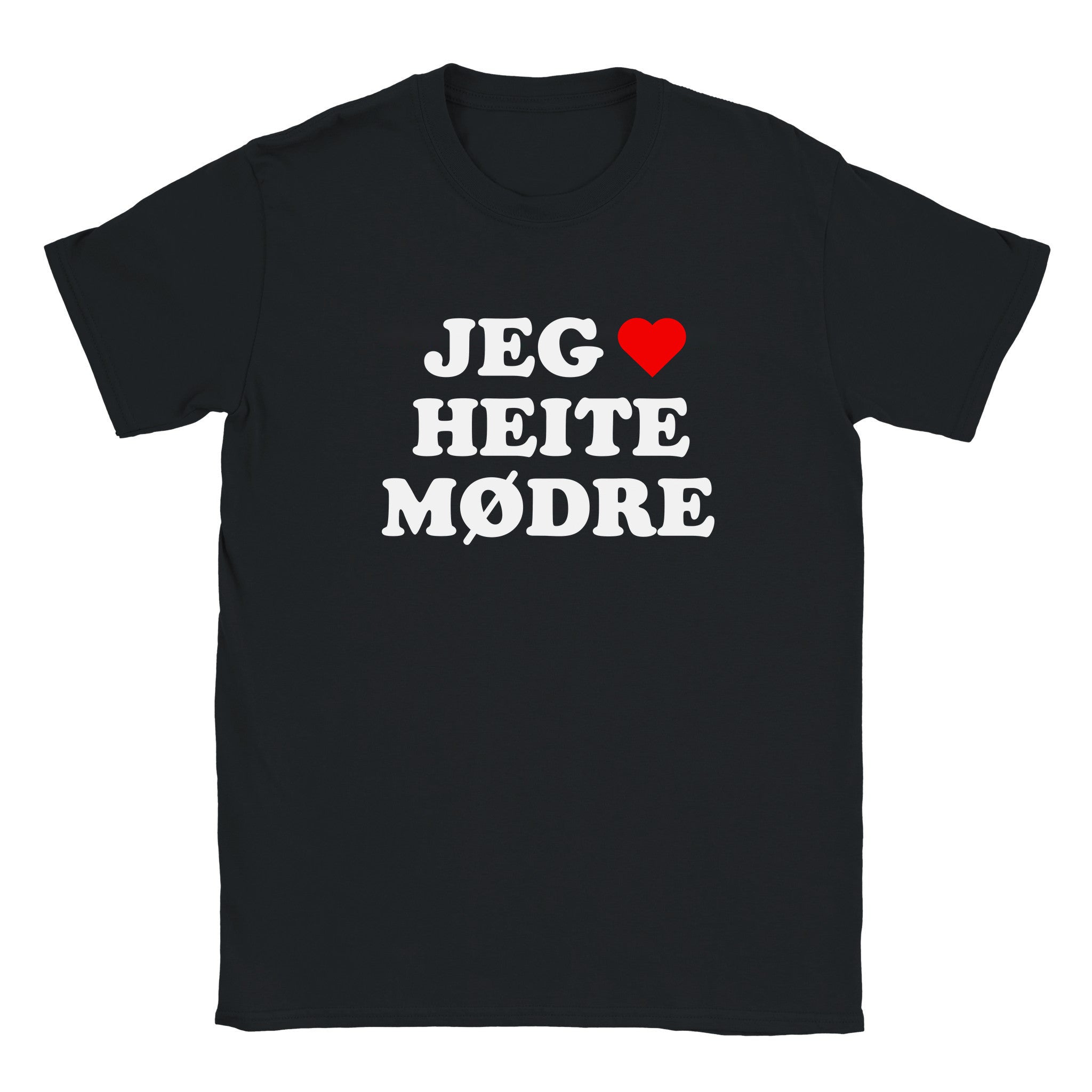 Jeg elsker heite mødre - Baby tee – Black