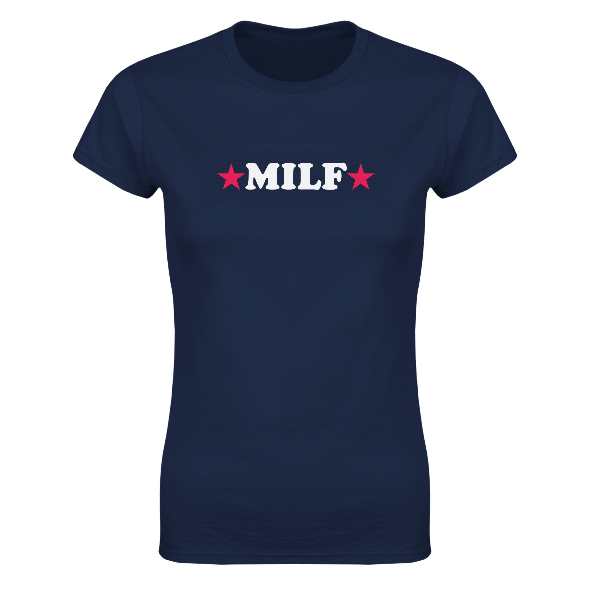 MILF - Dame t-skjorte – Navy