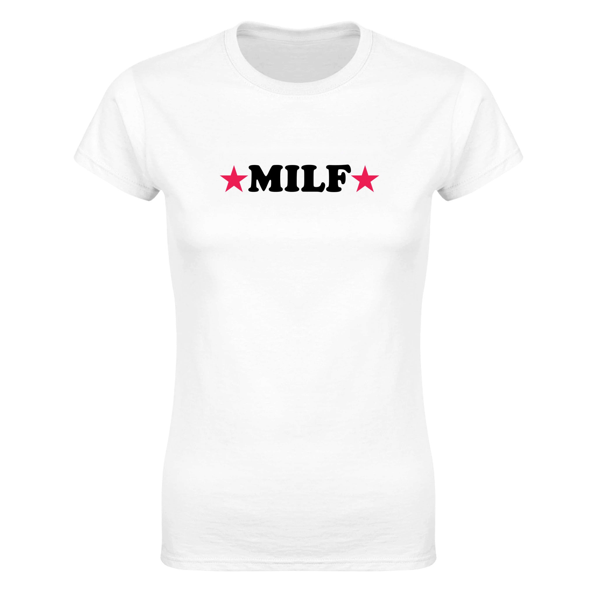 MILF - Dame t-skjorte – White