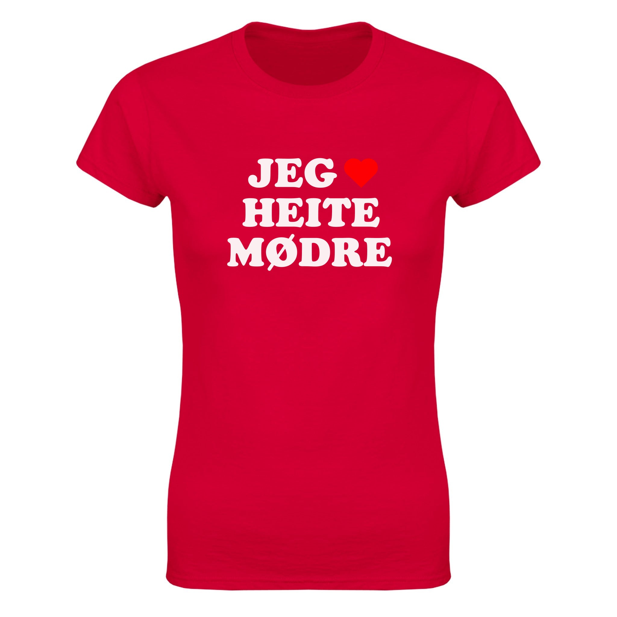 Jeg elsker heite mødre - Dame t-skjorte – Red