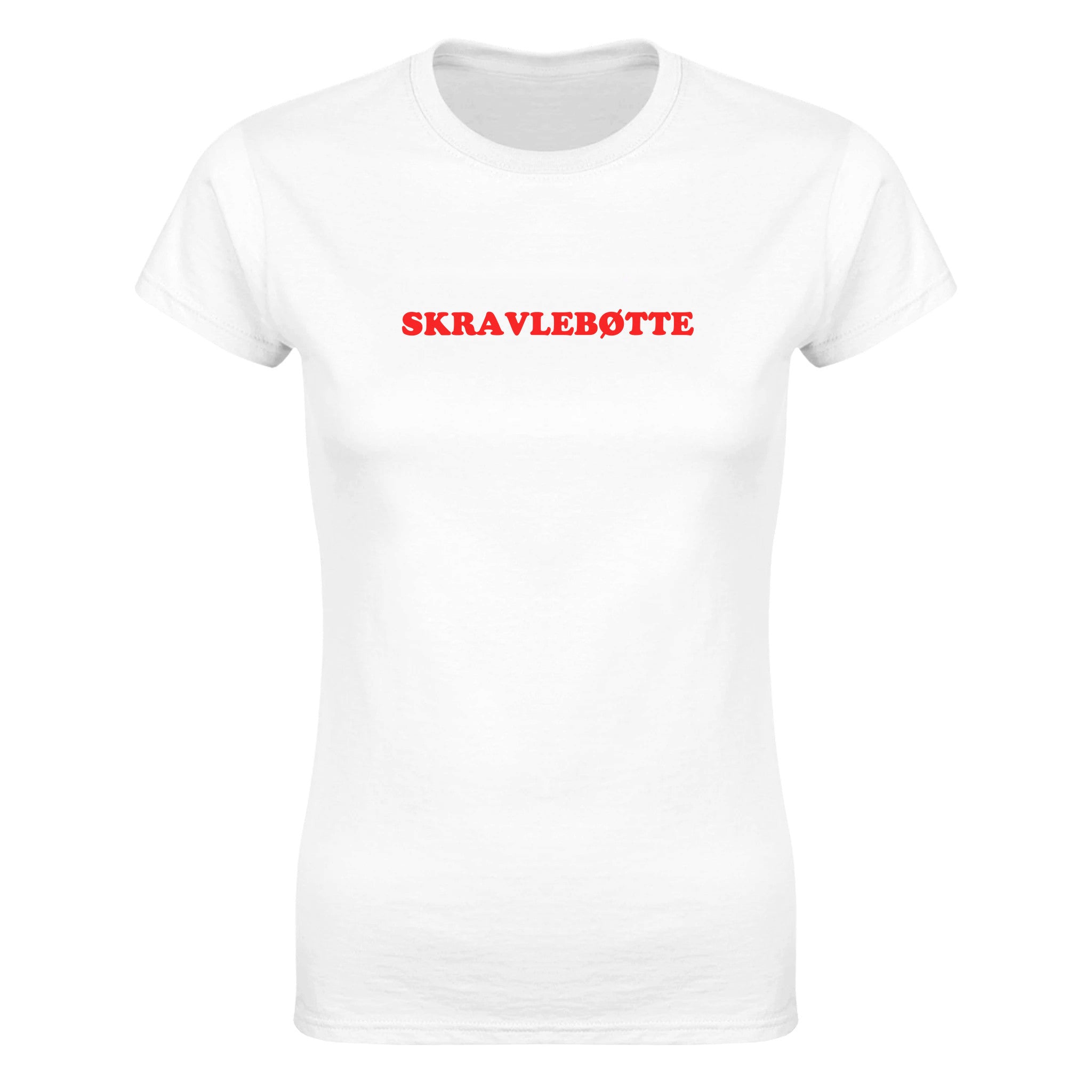 Skravlebøtte - Dame t-skjorte – White