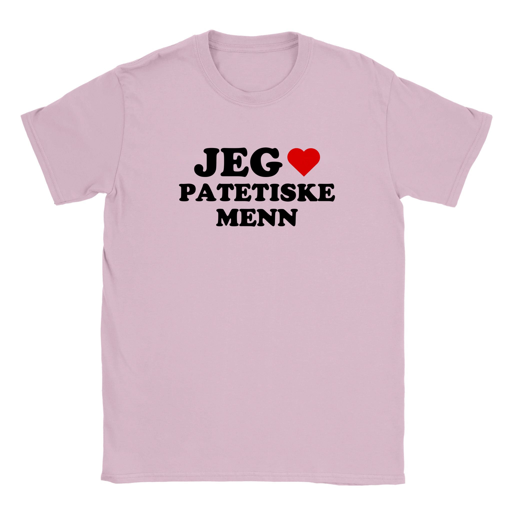 Jeg elsker patetiske menn - Baby tee – Light Pink