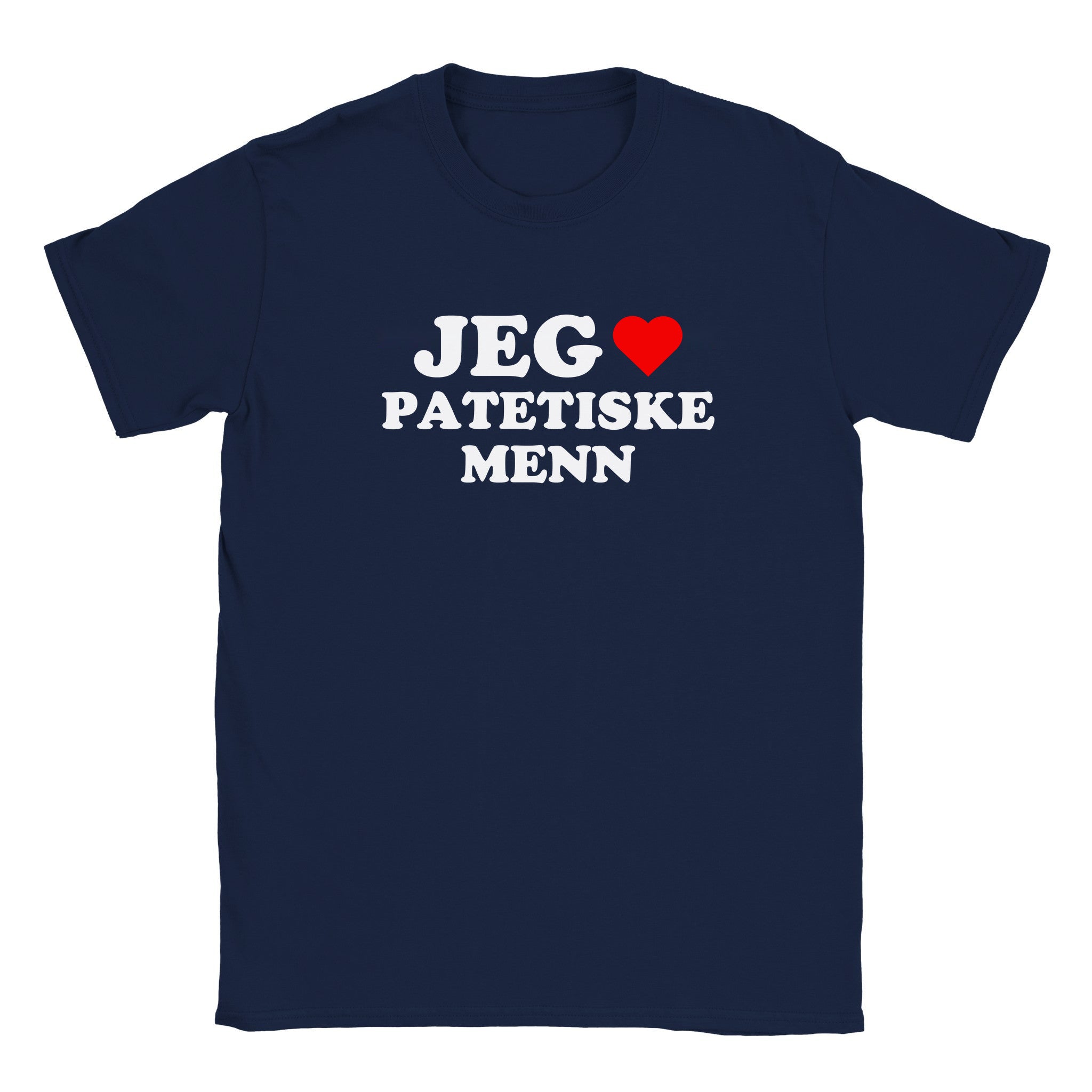 Jeg elsker patetiske menn - Baby tee – Navy
