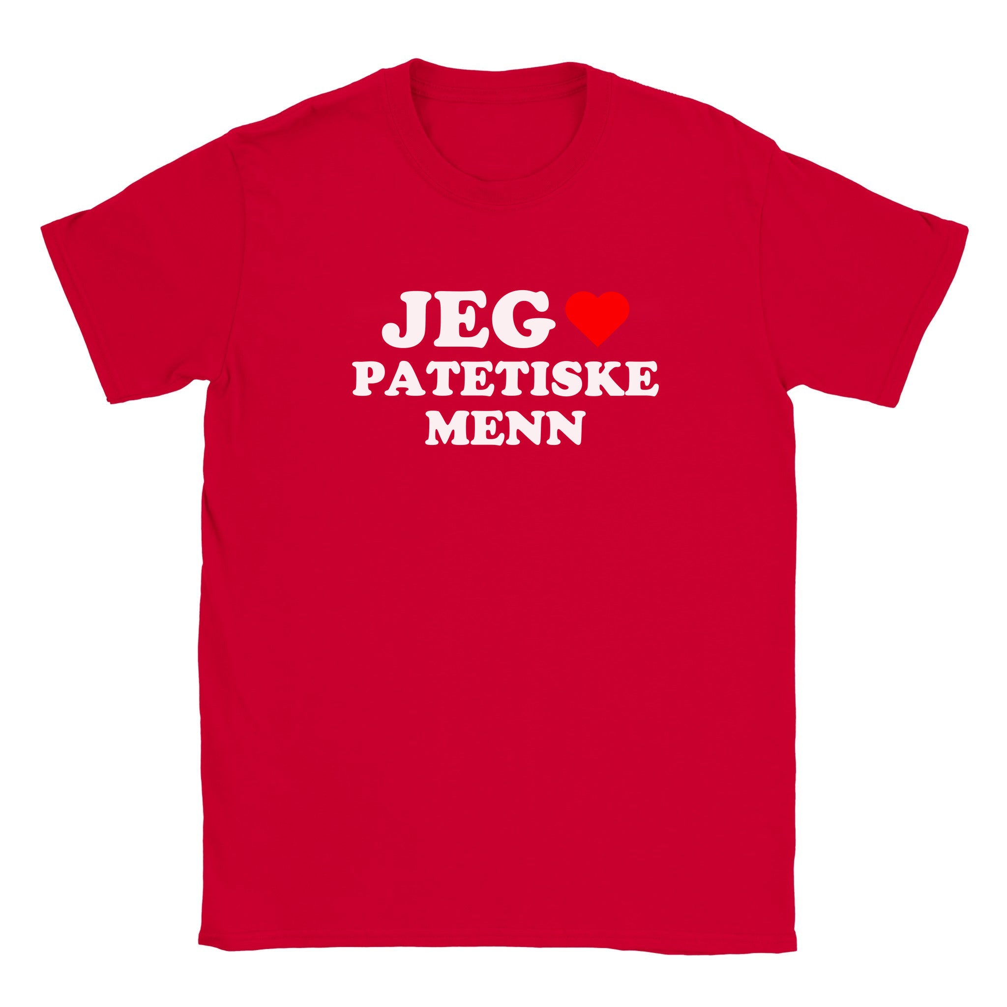 Jeg elsker patetiske menn - Baby tee – Red