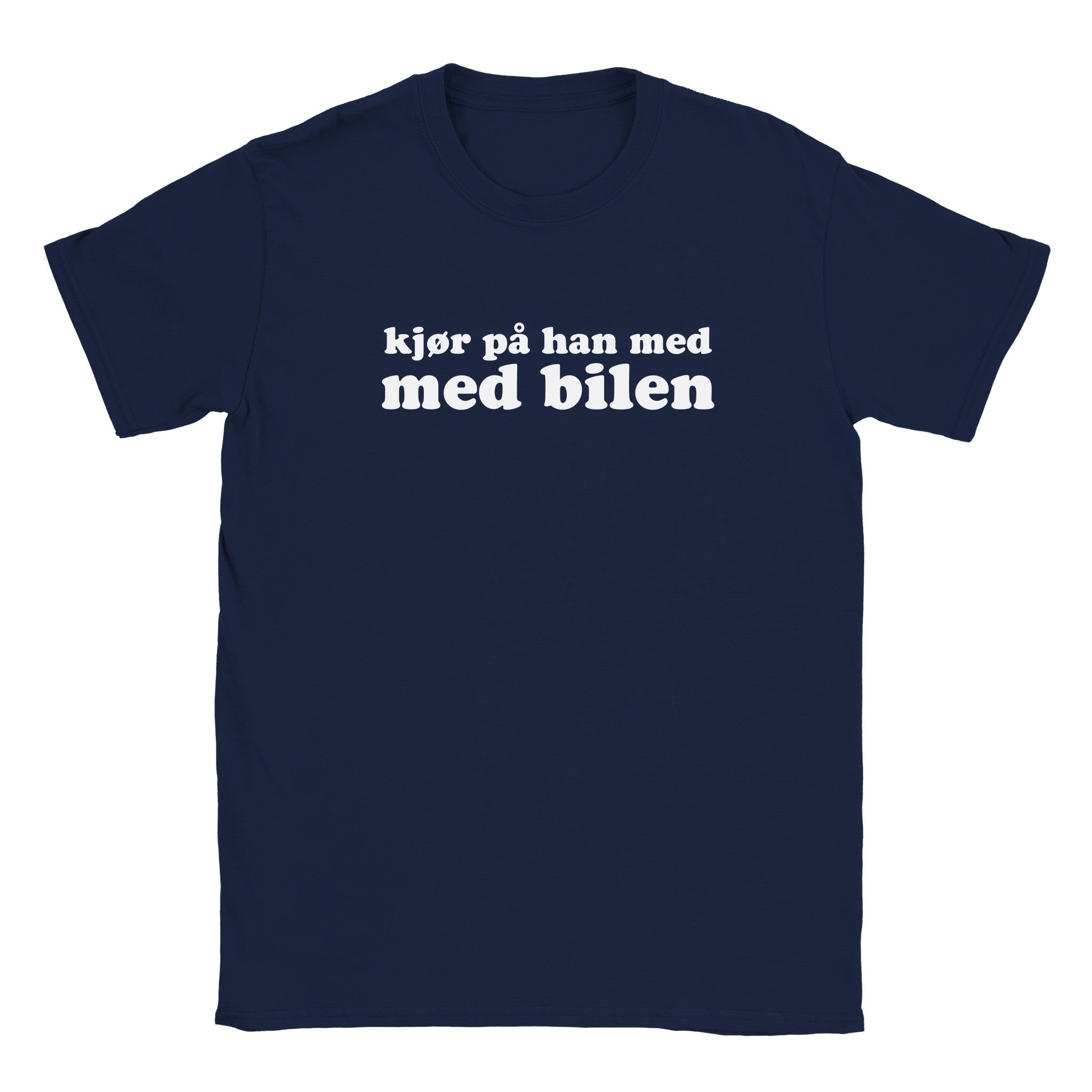 Kjør på han med med bilen - Baby tee – Navy