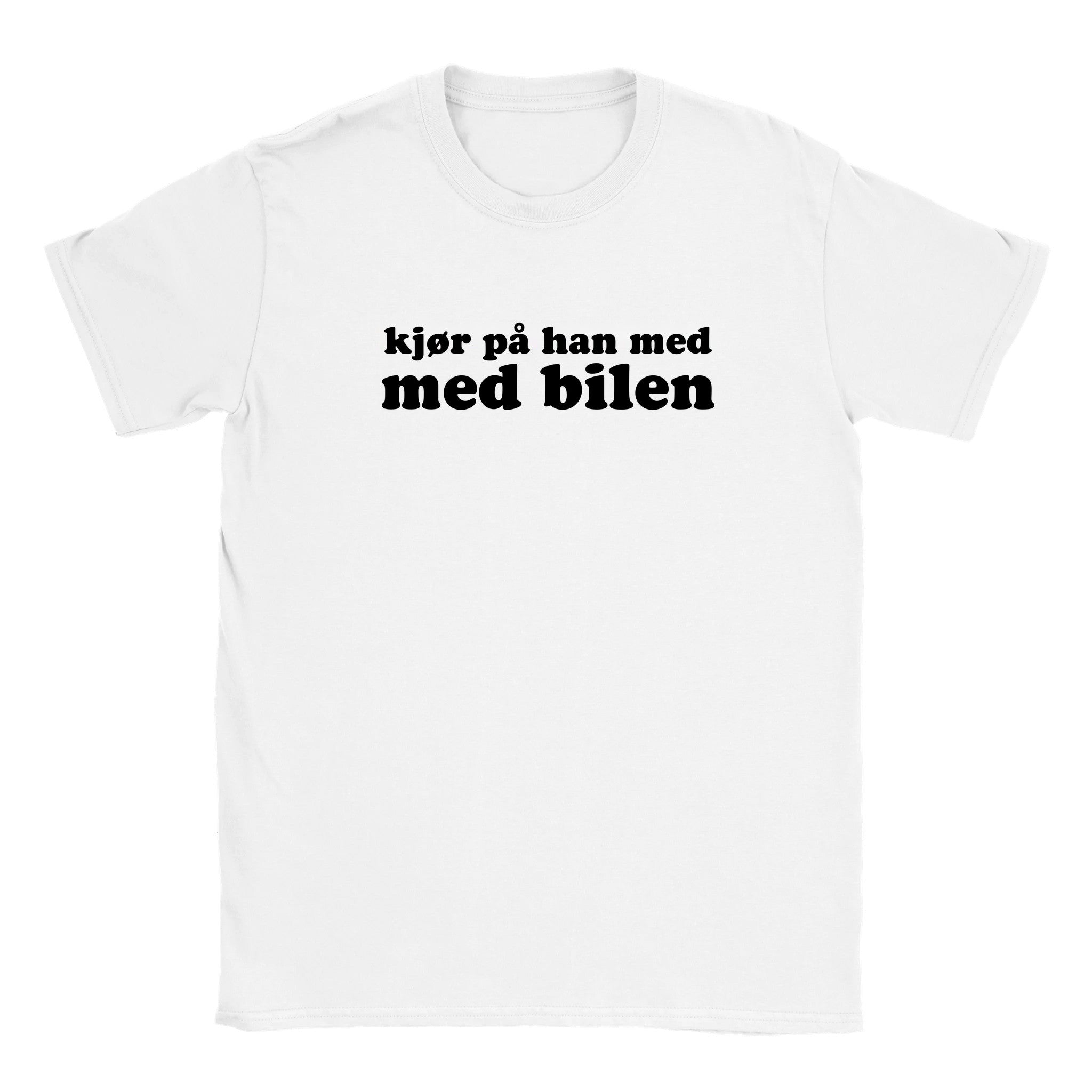 Kjør på han med med bilen - Baby tee – White
