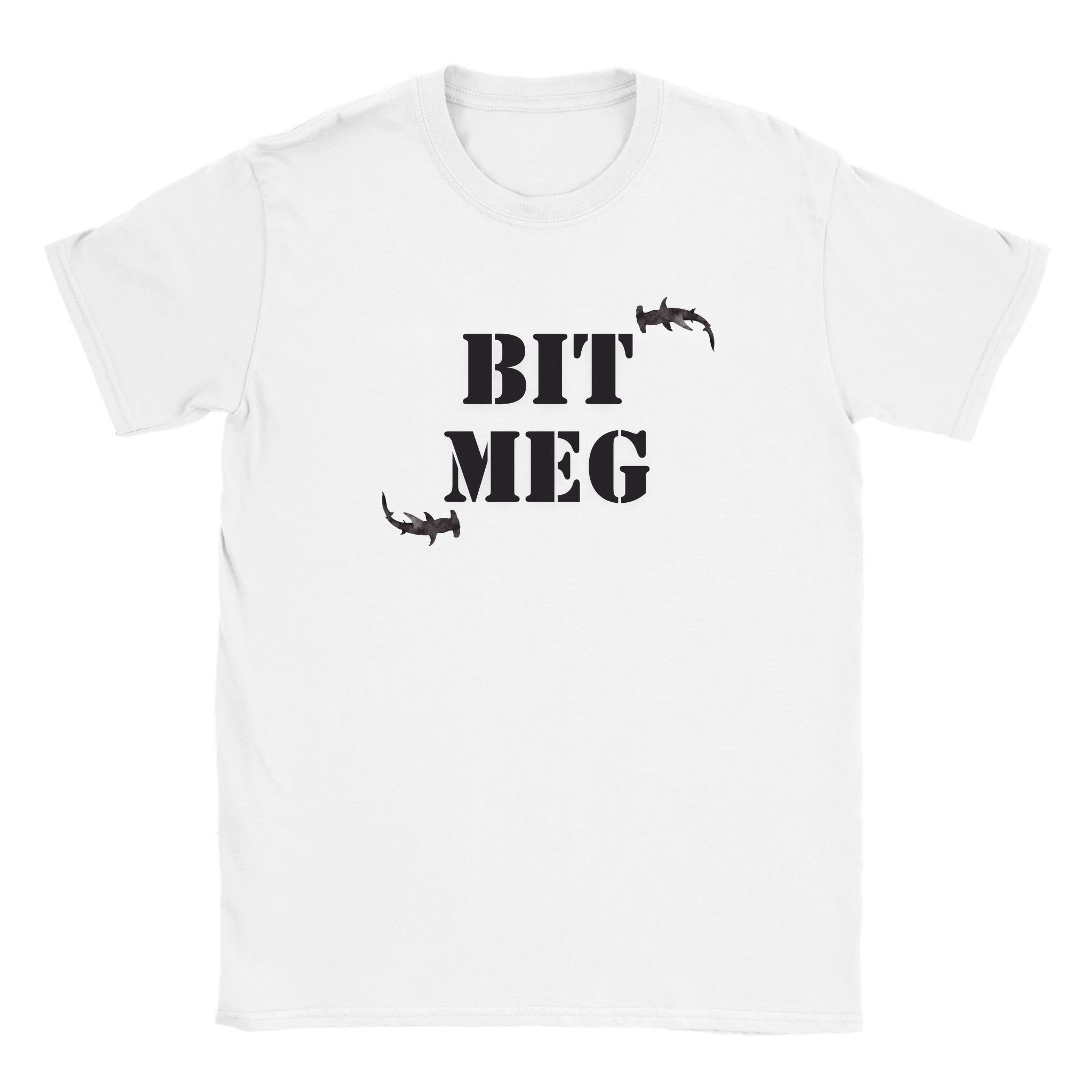 Bit meg - Baby tee – White