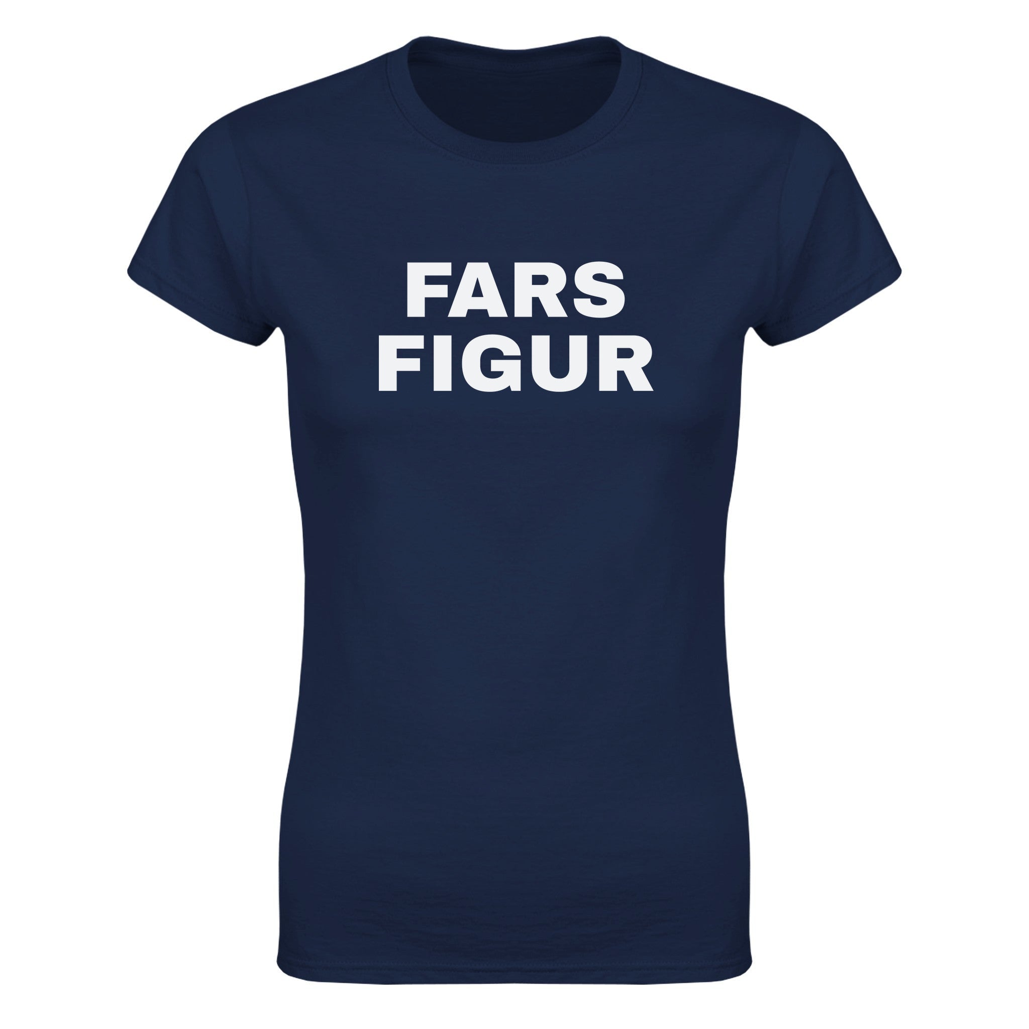 Fars figur - Dame t-skjorte – Navy