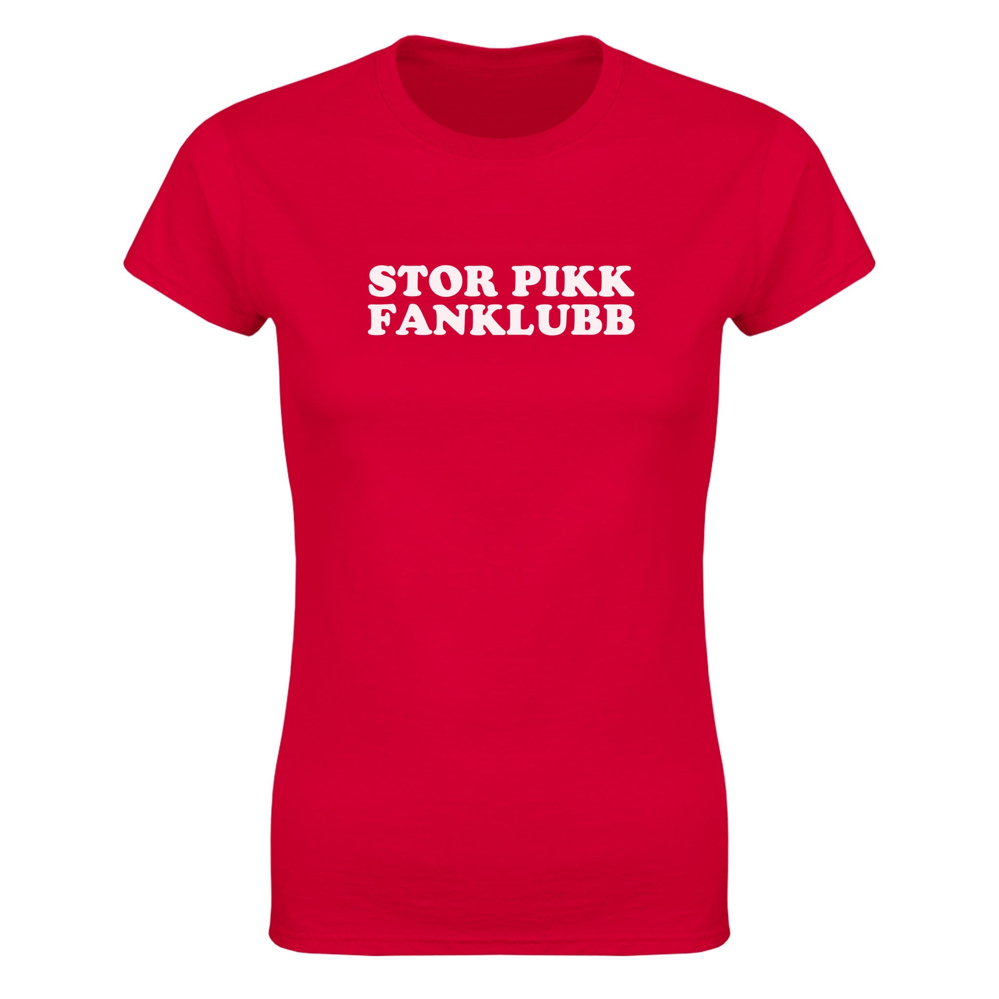 Stor pikk fanklubb - Dame t-skjorte – Red