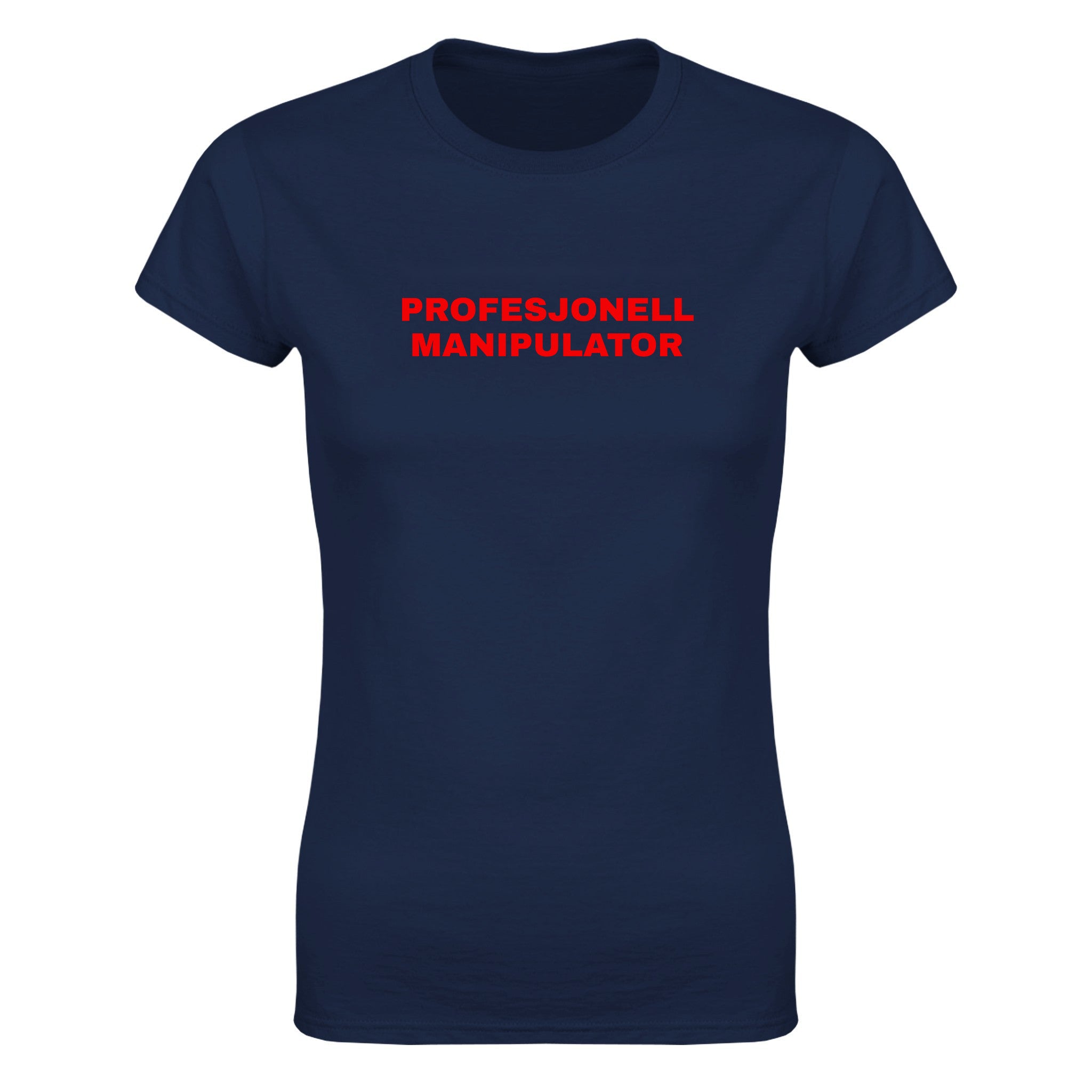 Profesjonell manipulator - Dame t-skjorte – Navy
