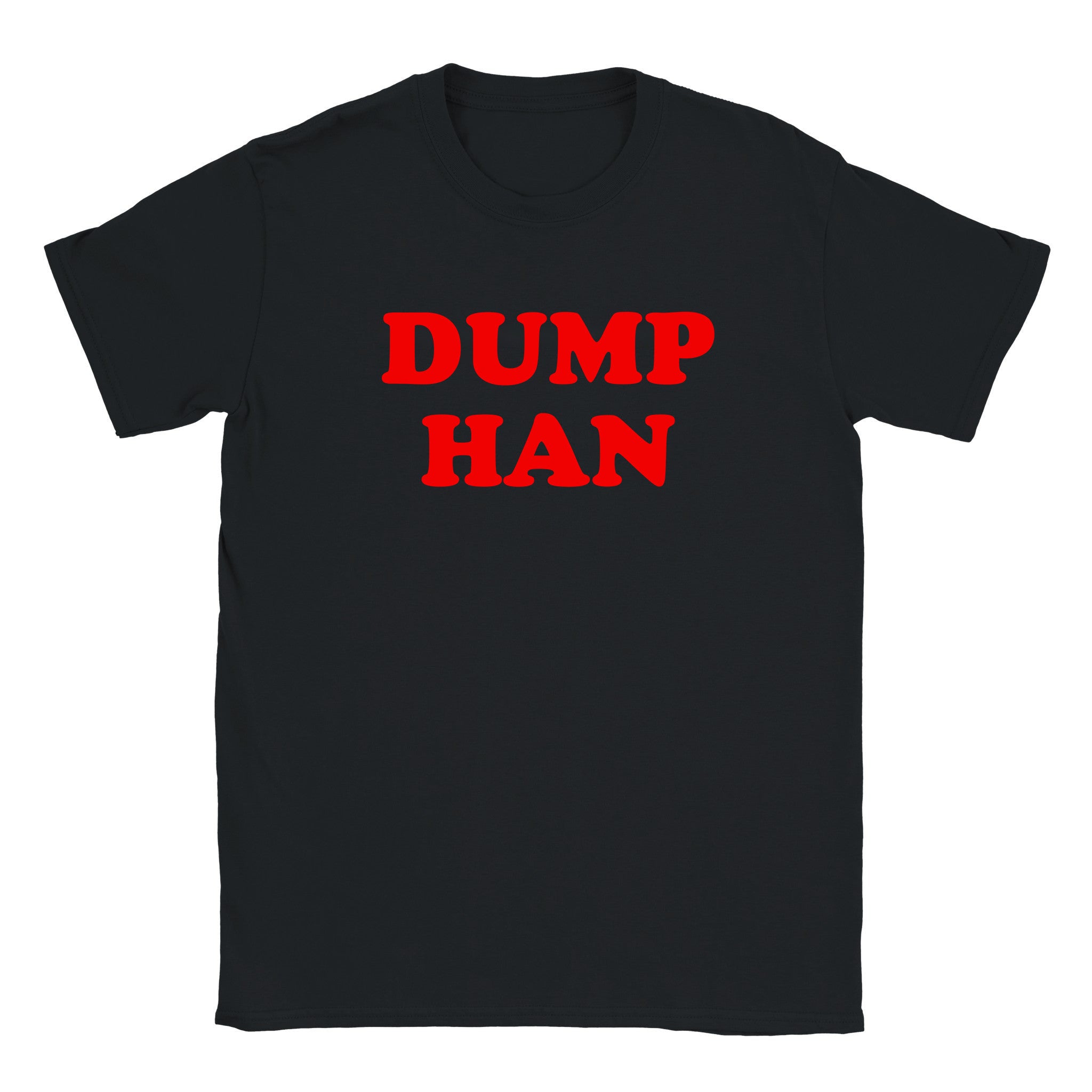 Dump han (design 2) - Baby tee – Black