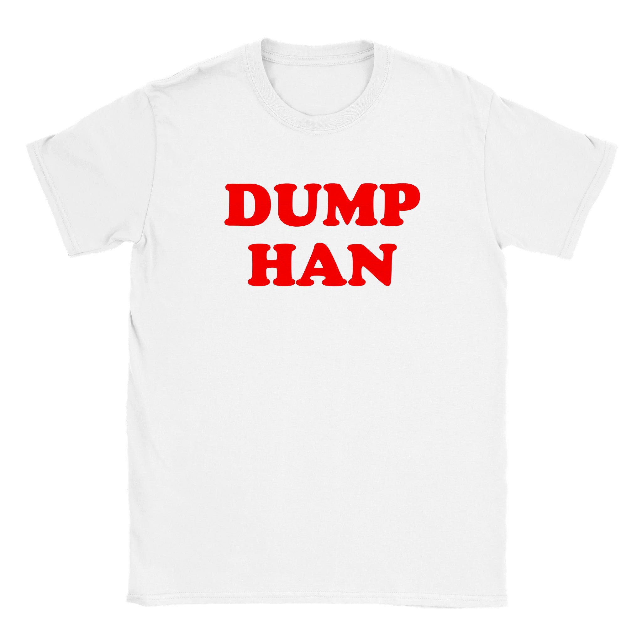 Dump han (design 2) - Baby tee – White