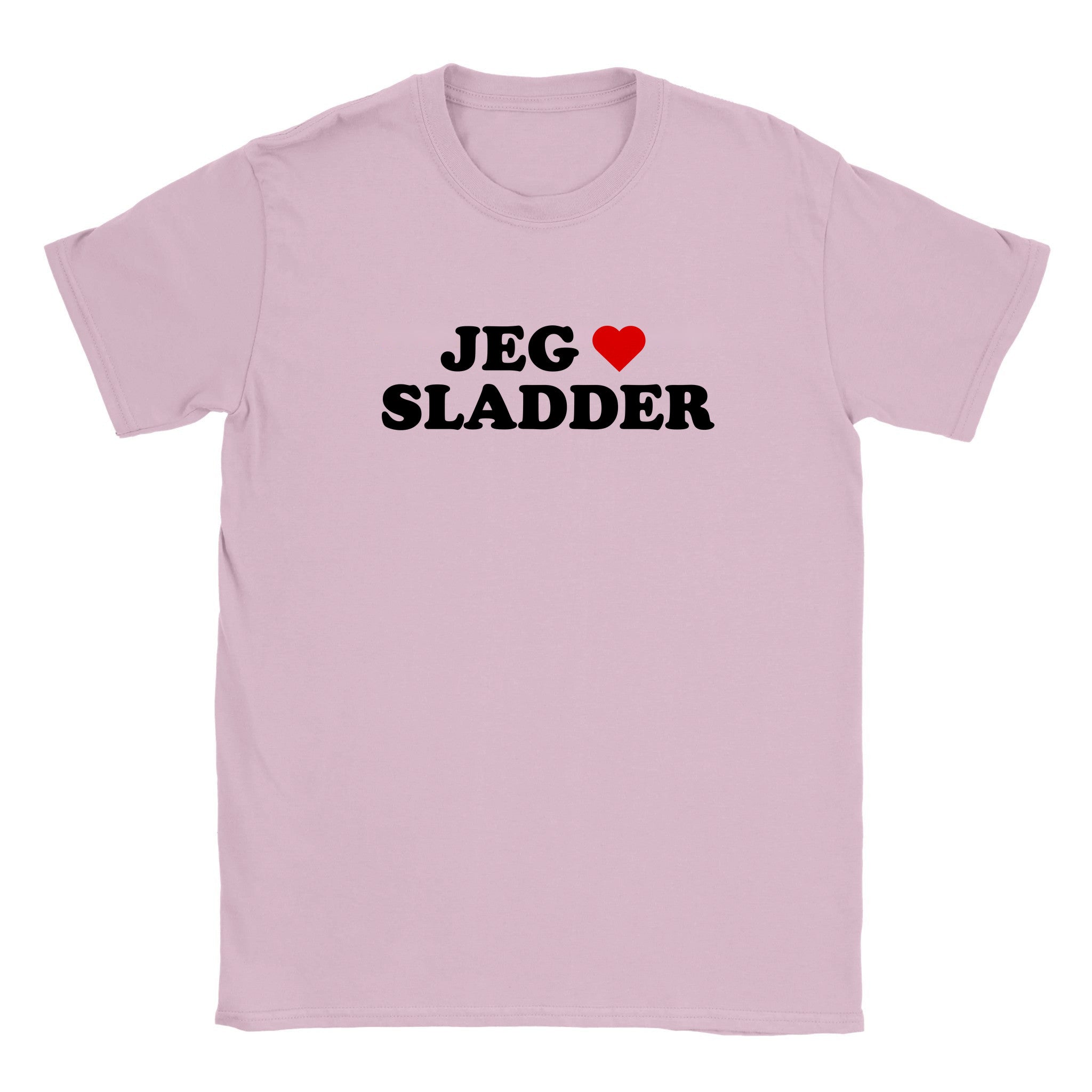 Jeg elsker sladder - Baby tee – Light Pink