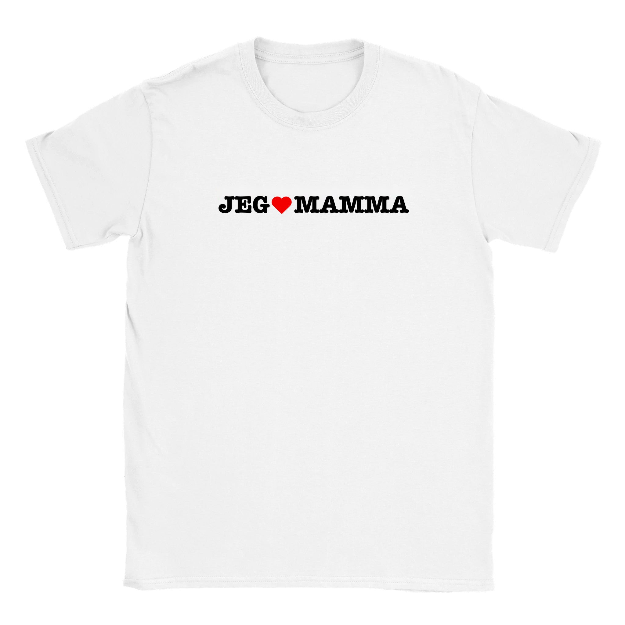 Jeg elsker mamma - Baby tee – White