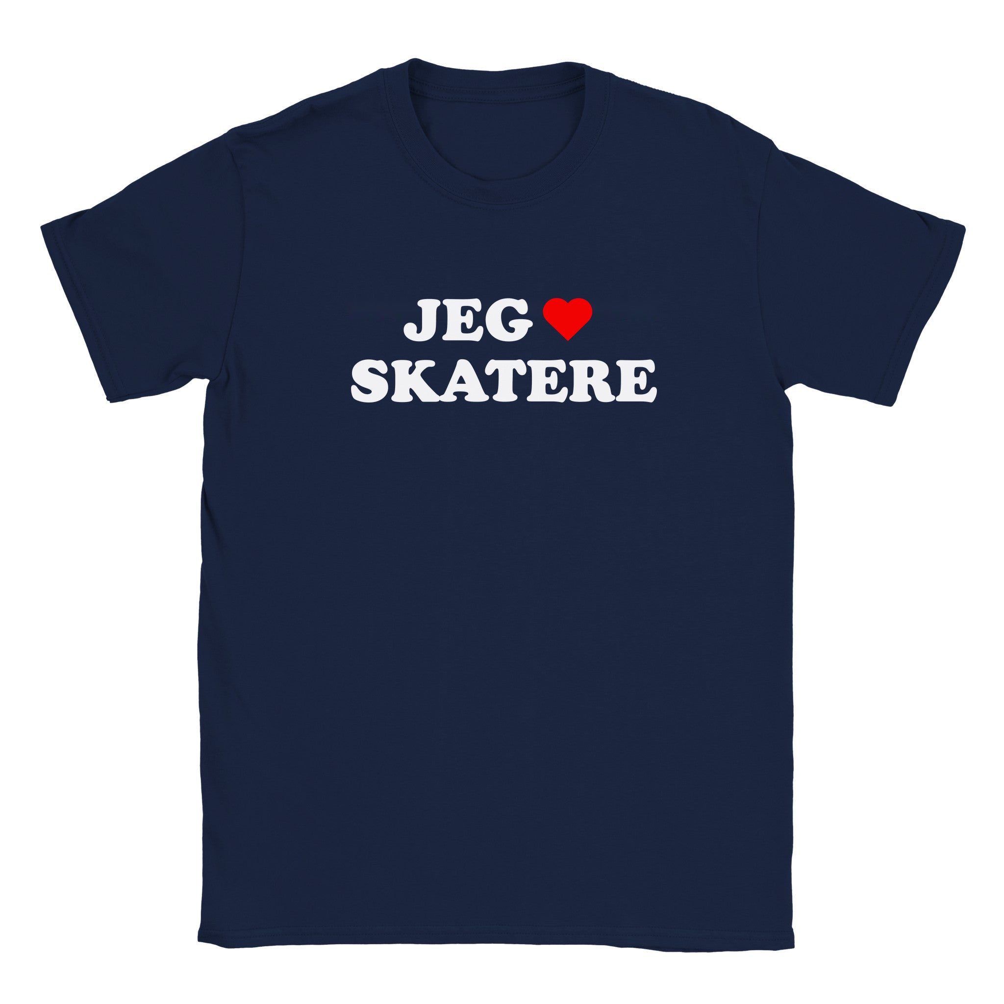 Jeg elsker skatere - Baby tee – Navy