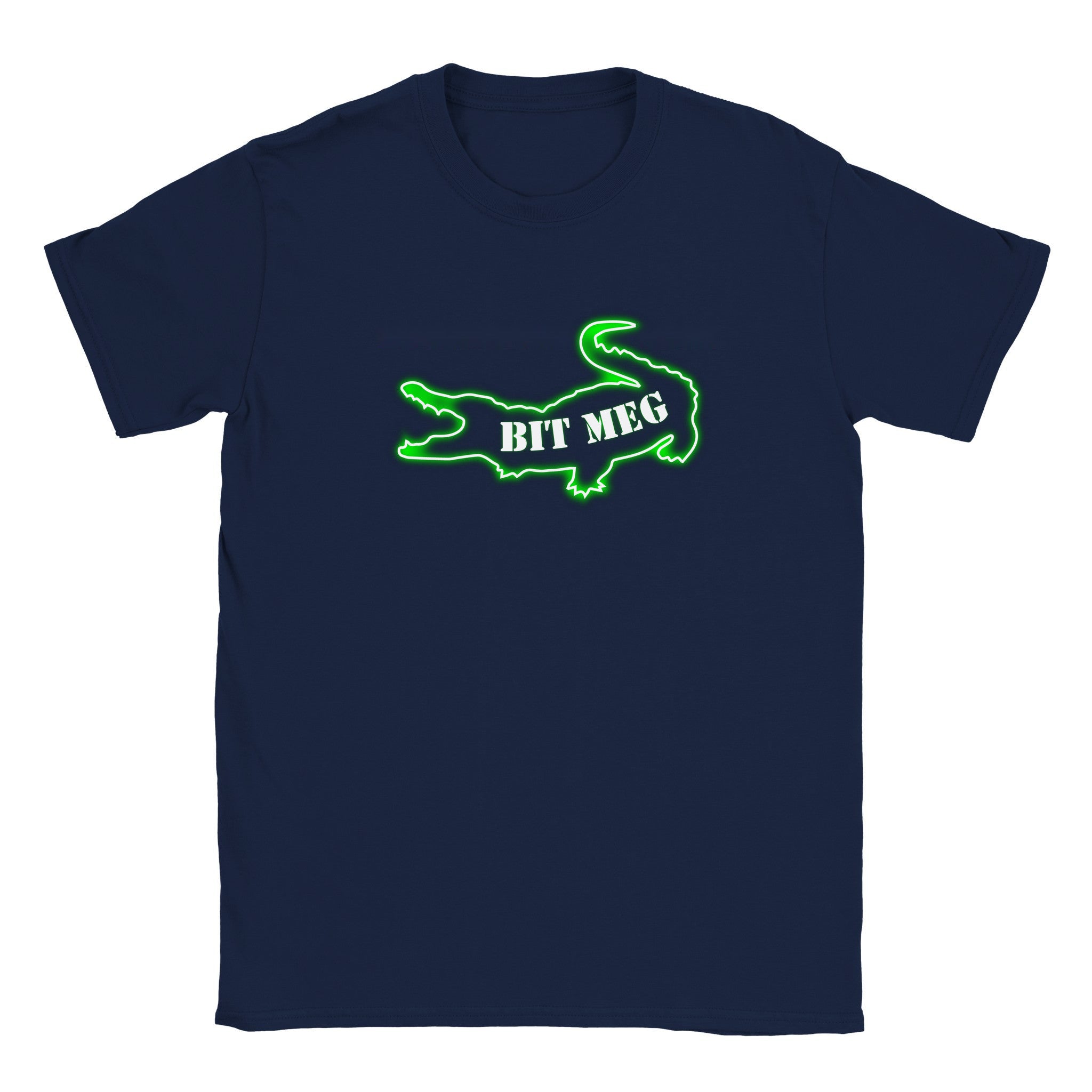 Bite me croc - Baby tee – Navy