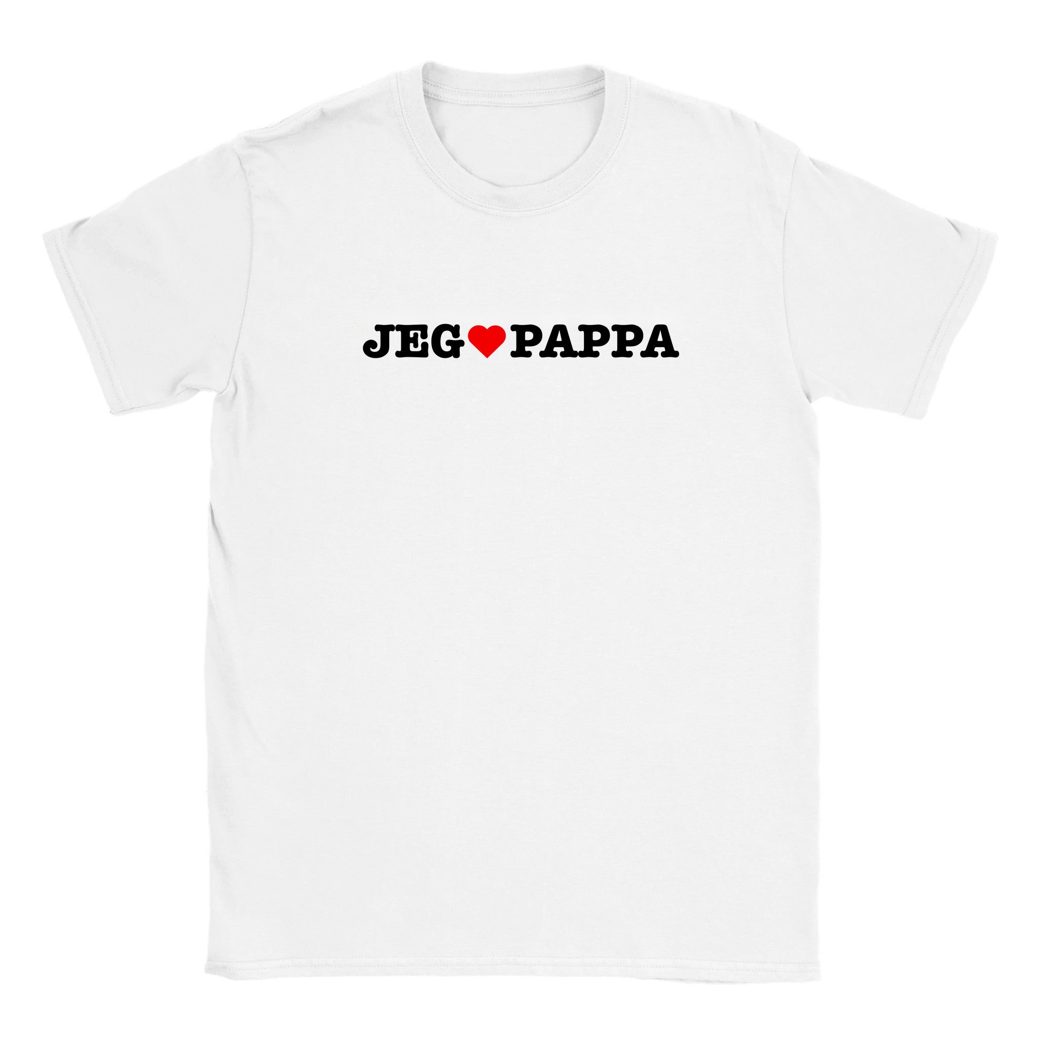 Jeg elsker pappa - Baby tee – White