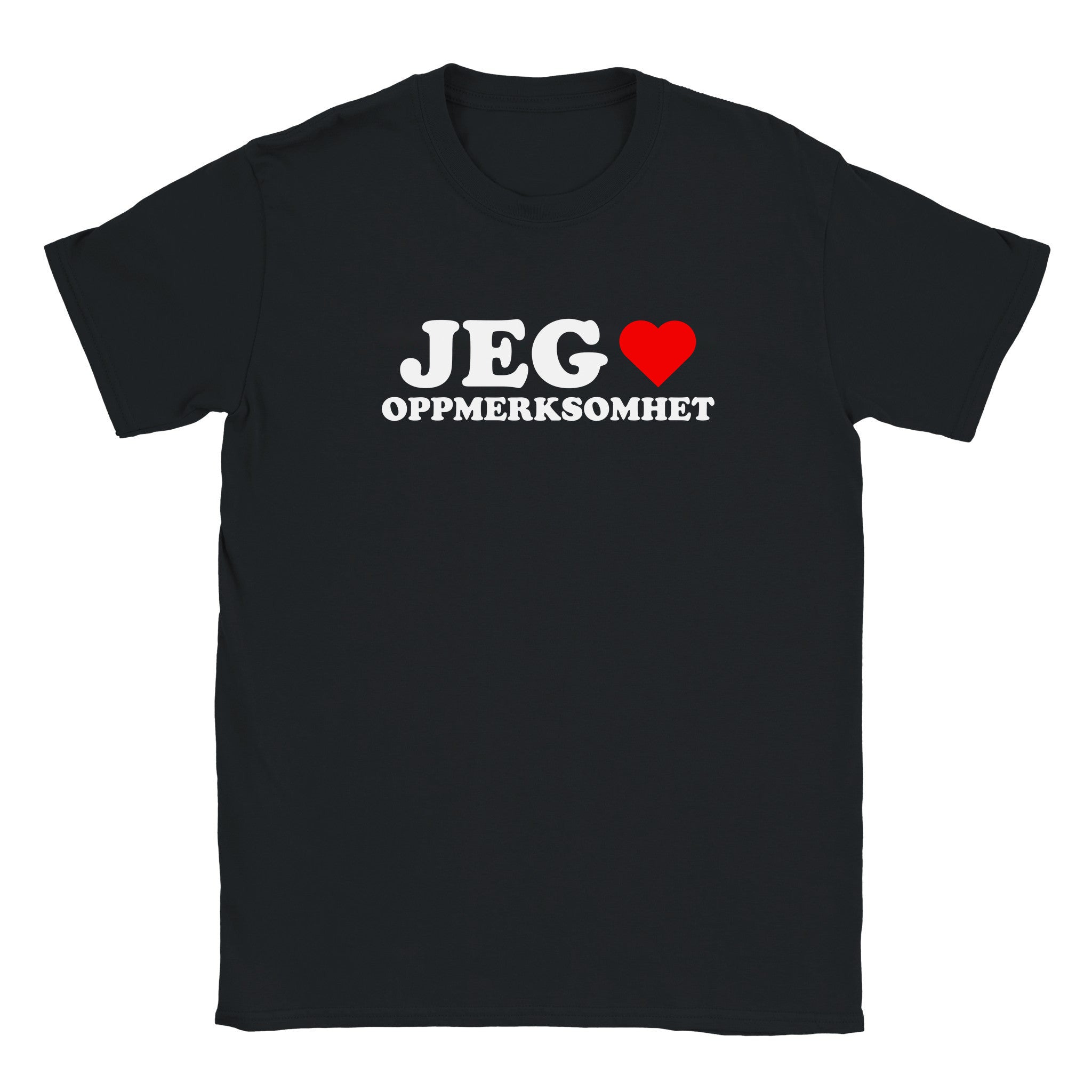 Jeg elsker oppmerksomhet - Baby tee – Black