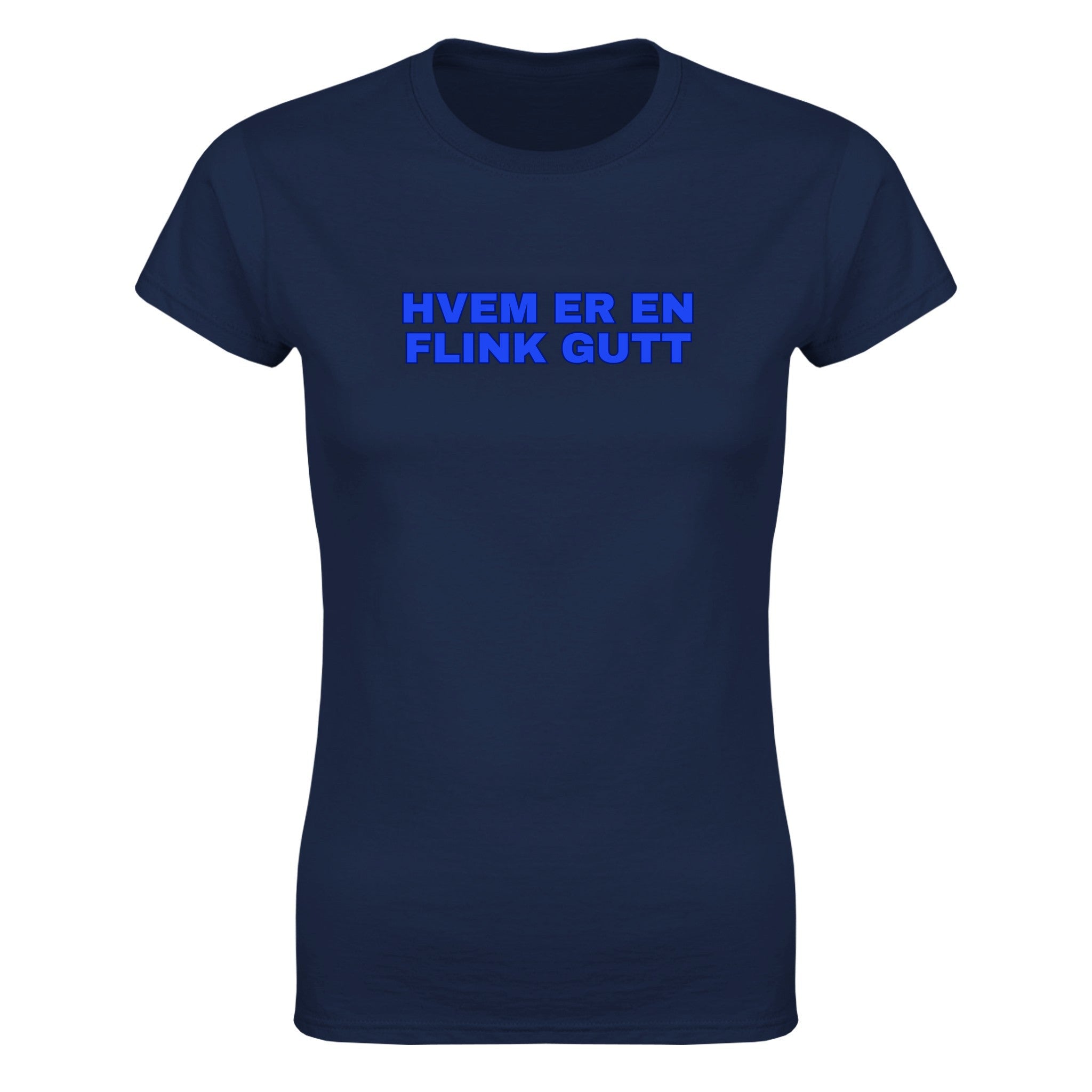 Hvem er en flink gutt - Dame t-skjorte – Navy