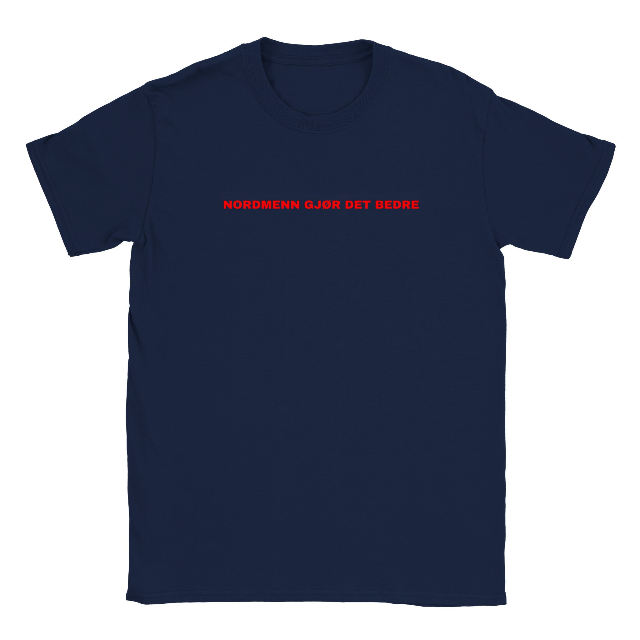 Nordmenn gjør det bedre - Baby tee – Navy