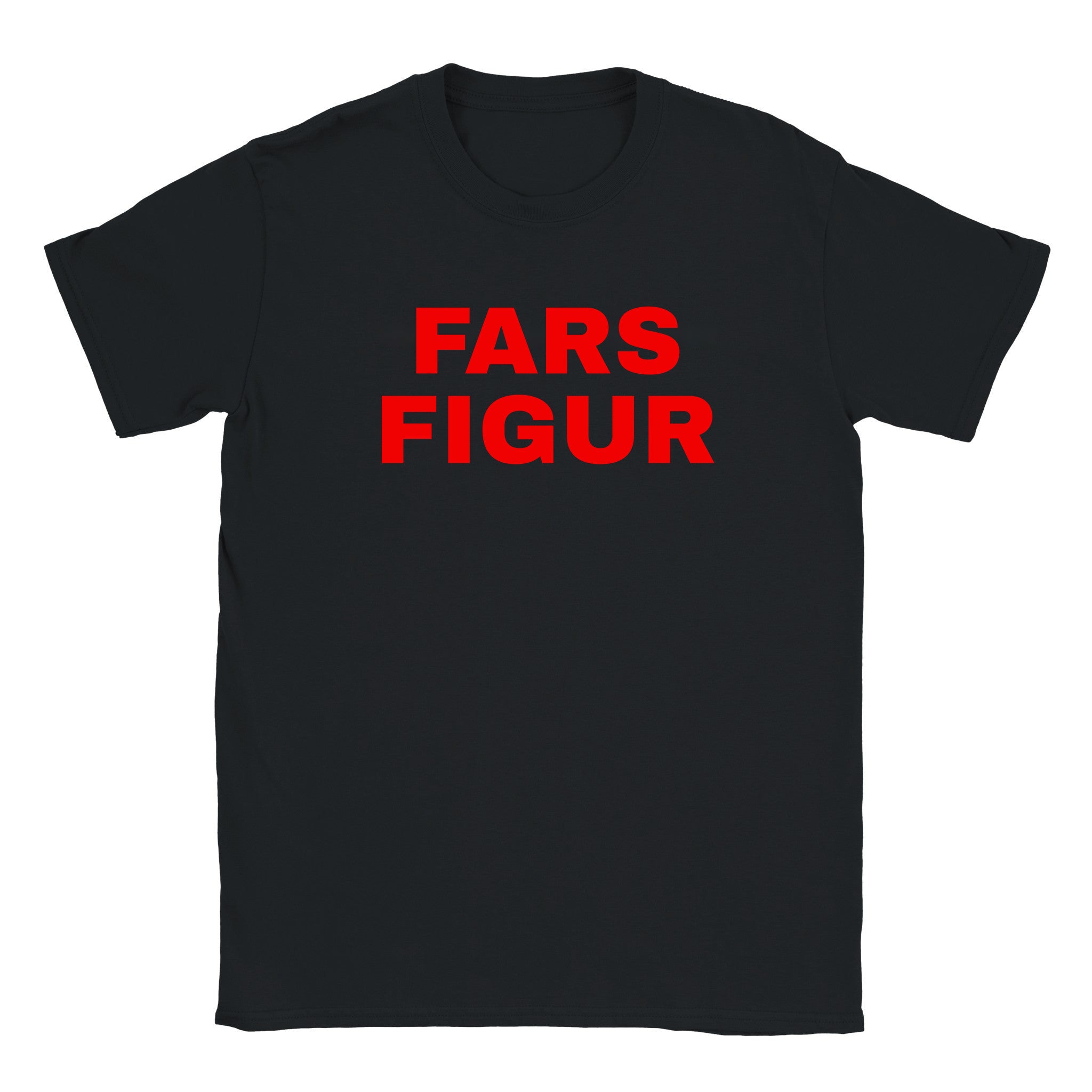 Fars figur - Baby tee – Black