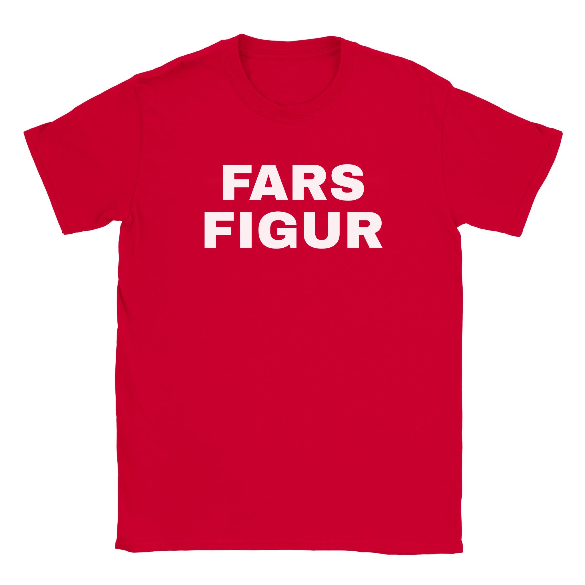 Fars figur - Baby tee – Red