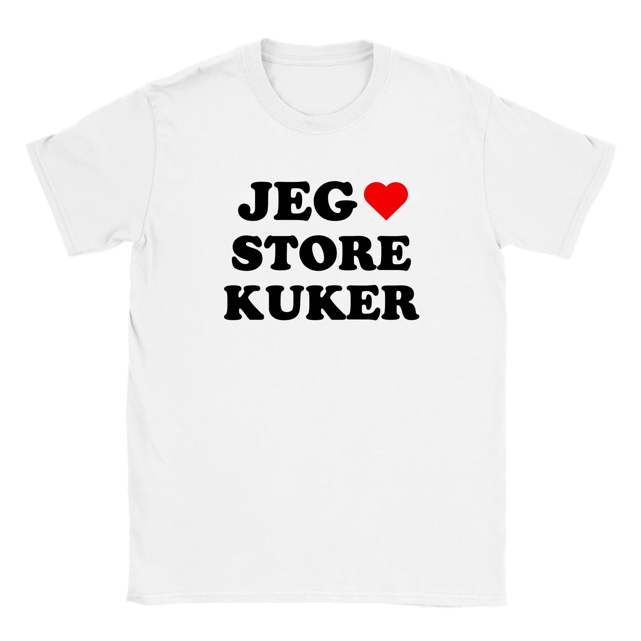 Jeg elsker store kuker - Baby tee – White