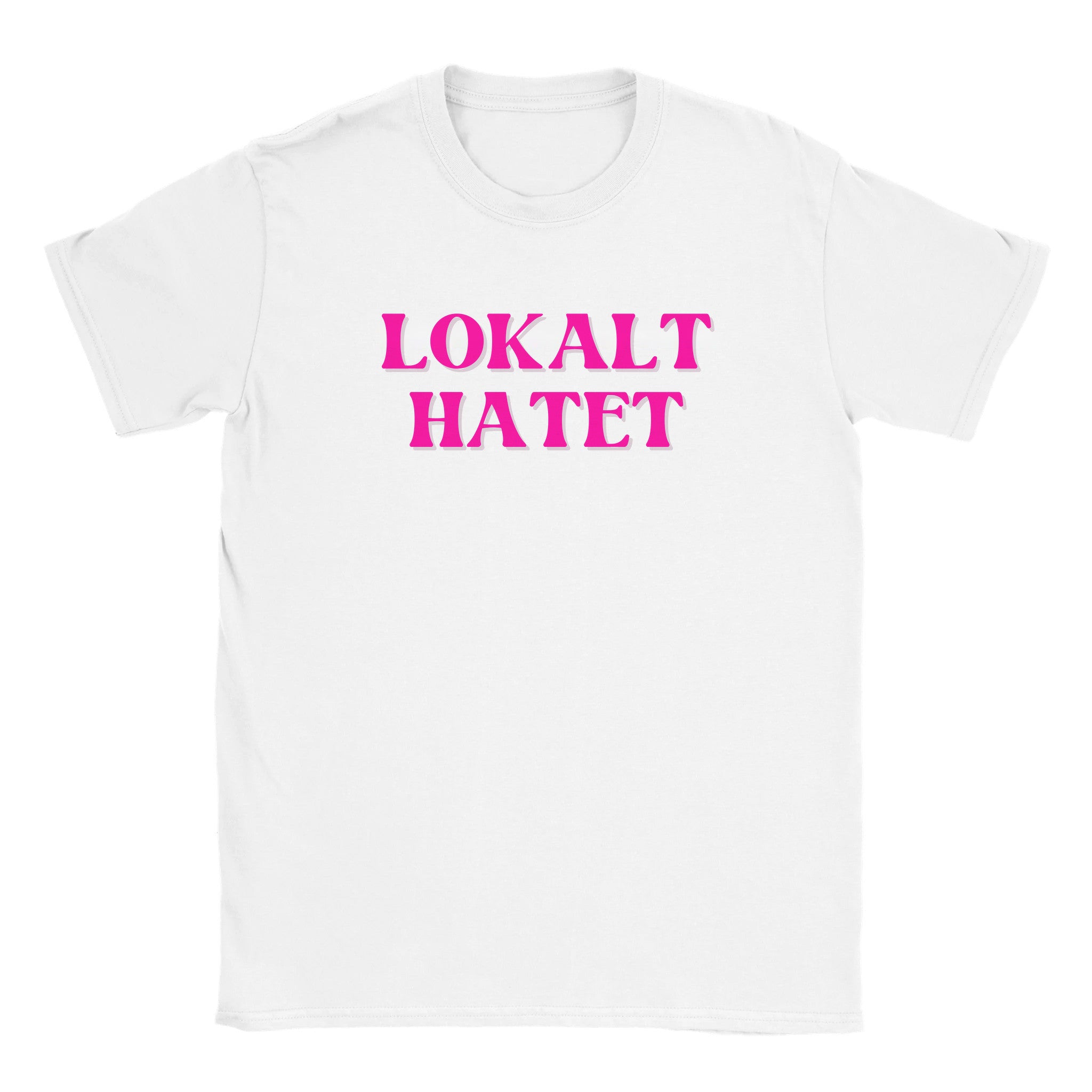 Lokalt hatet - Baby tee – White