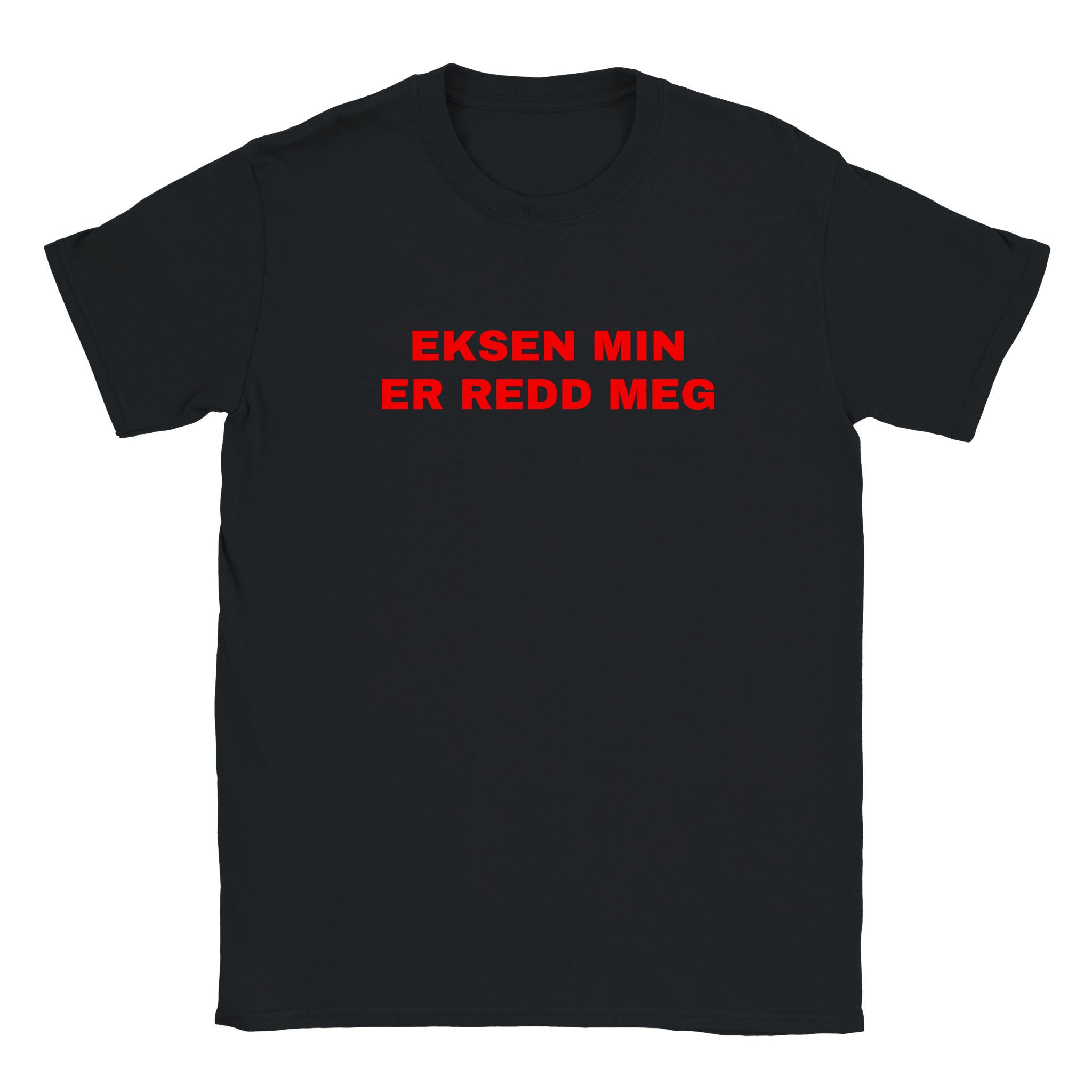 Eksen min er redd meg - Baby tee – Black