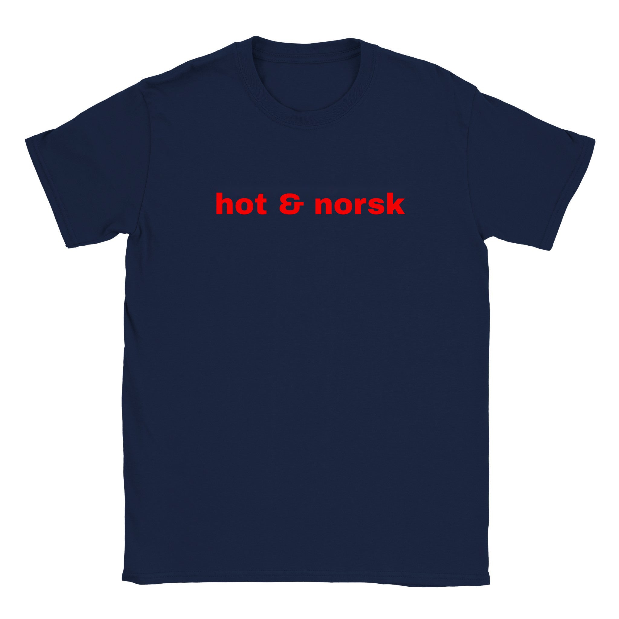 Hot & norsk - Baby tee – Navy