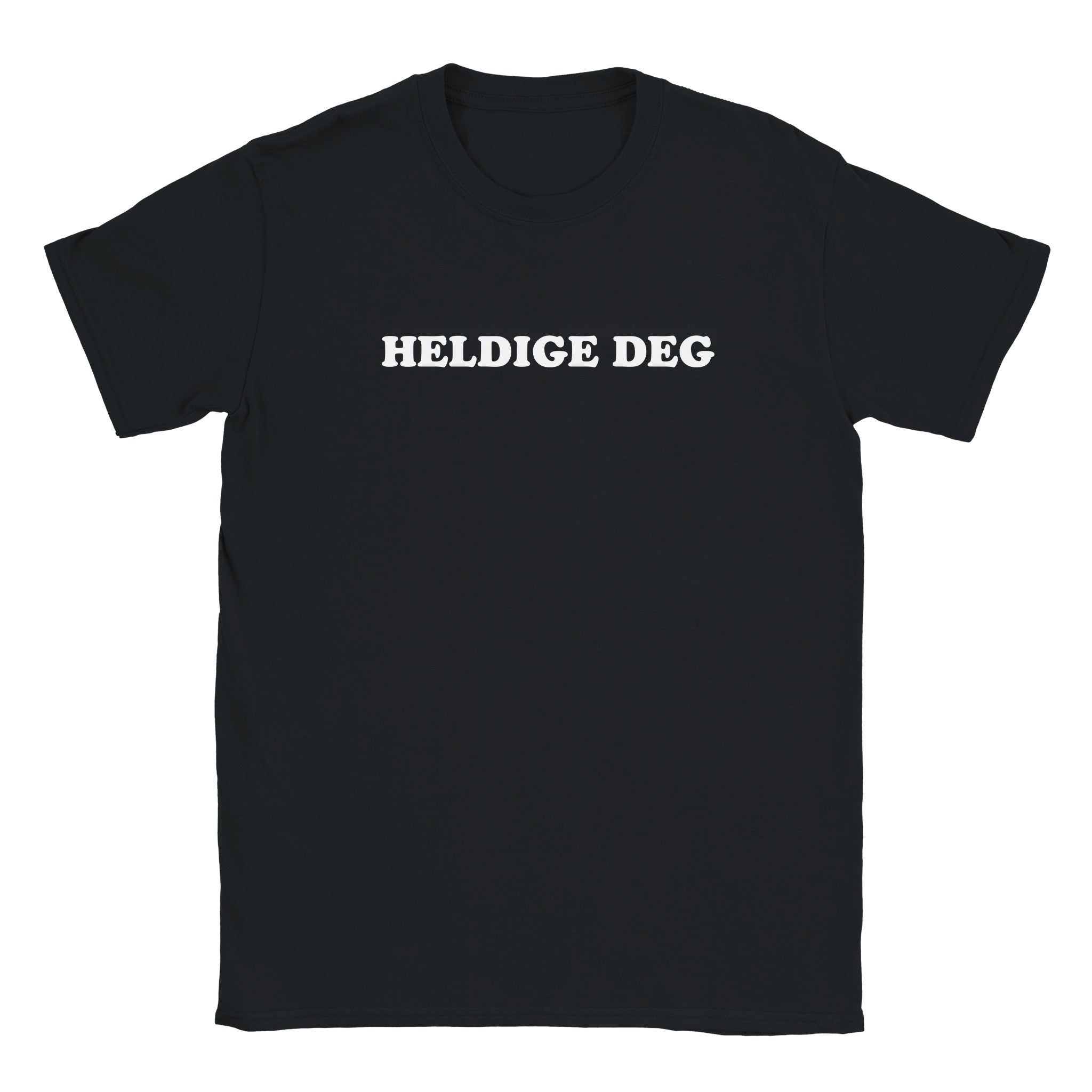Heldige deg - Baby tee – Black