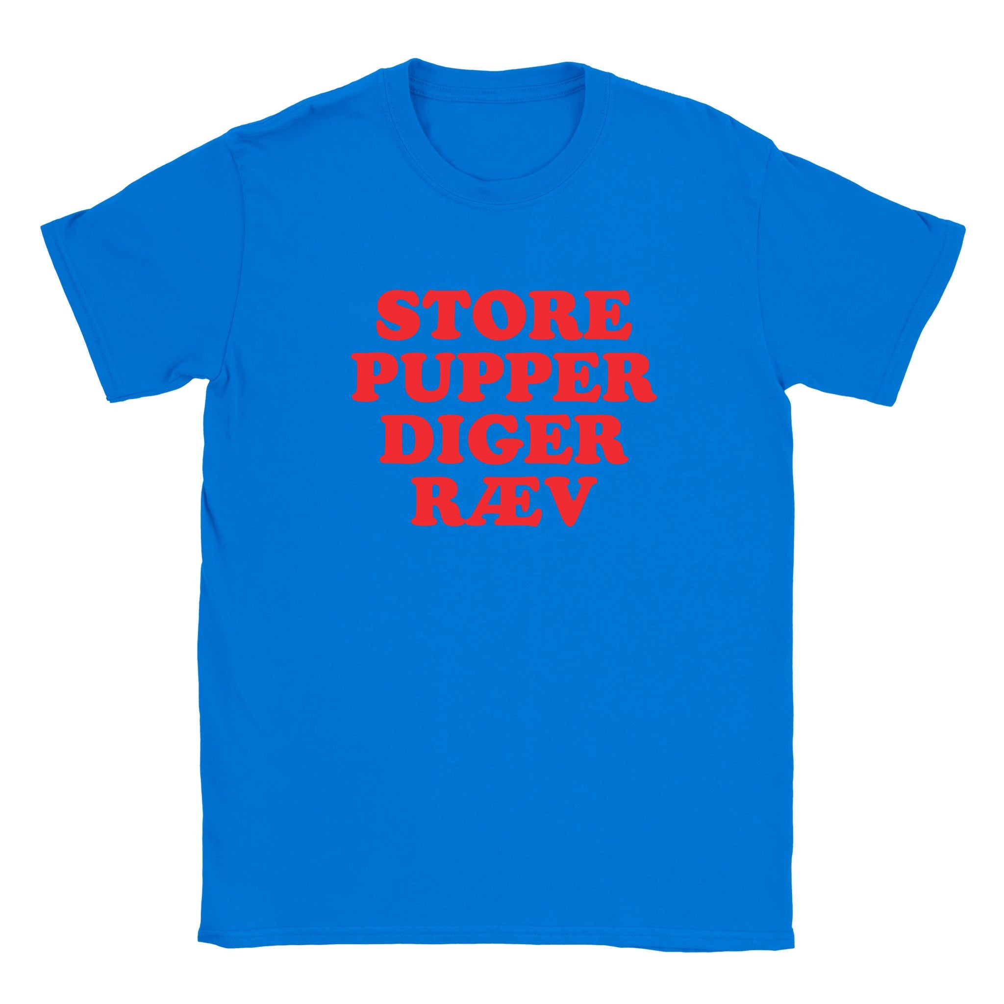 Store pupper diger ræv - Baby tee – Royal