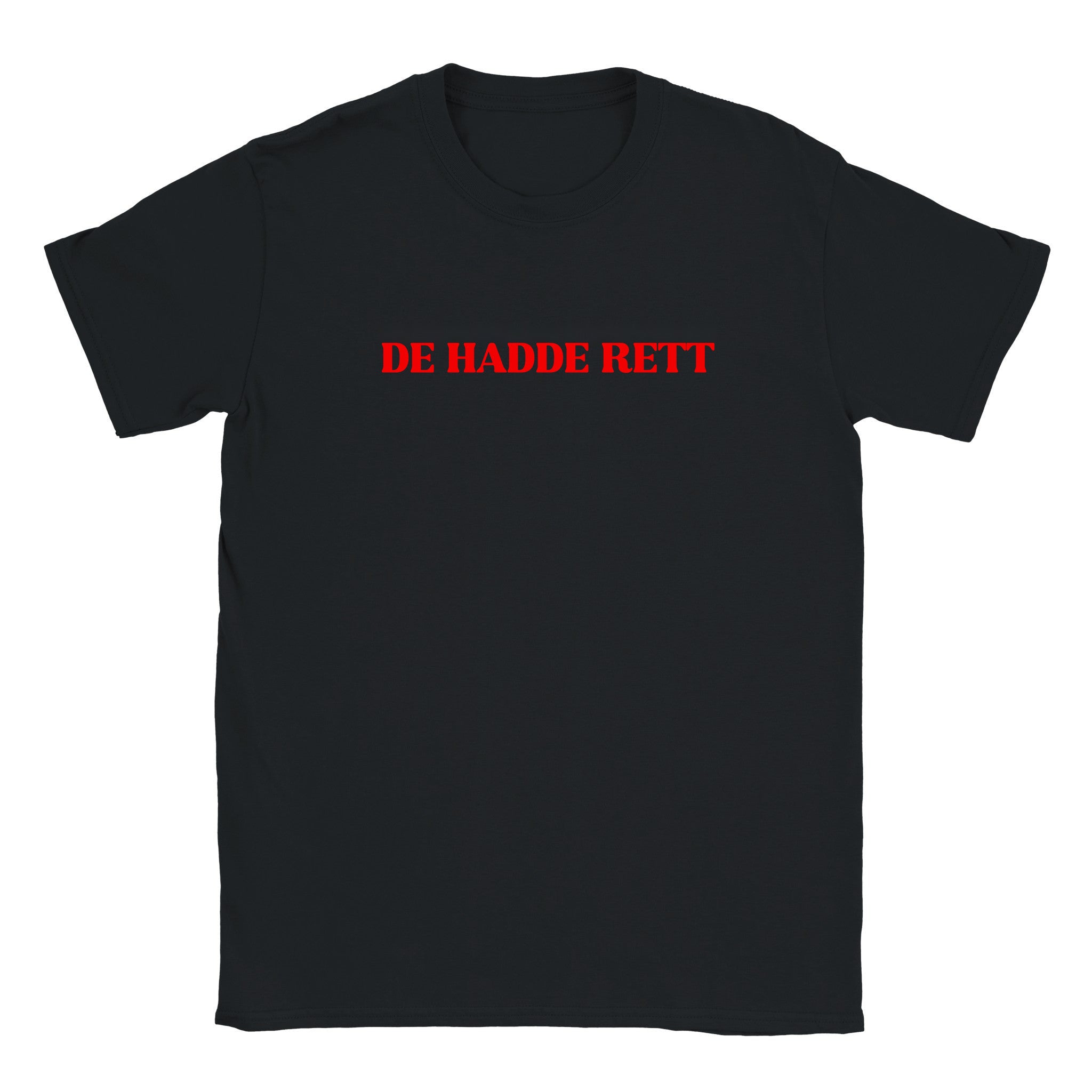 De hadde rett - Baby tee – Black