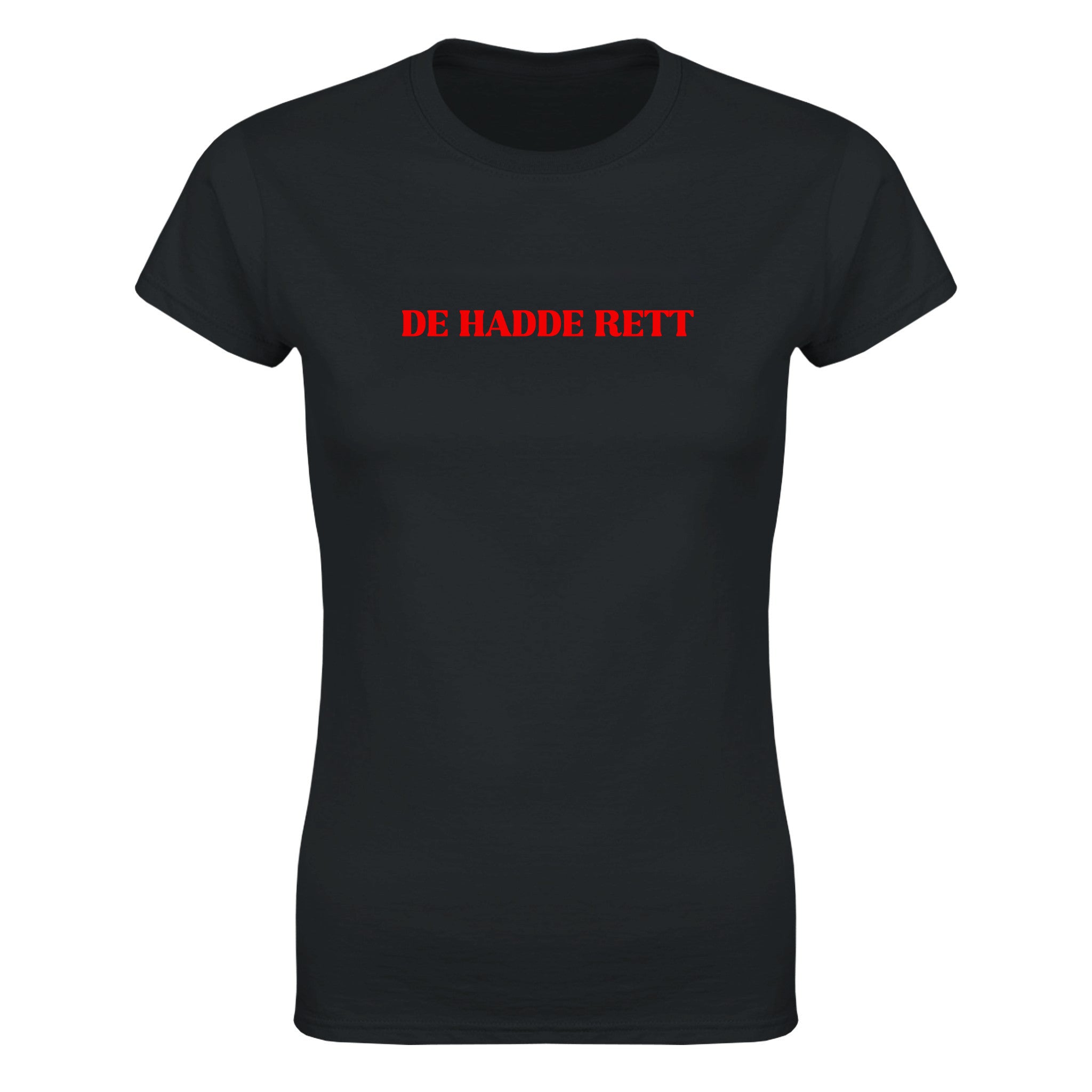 De hadde rett - Dame t-skjorte – Black