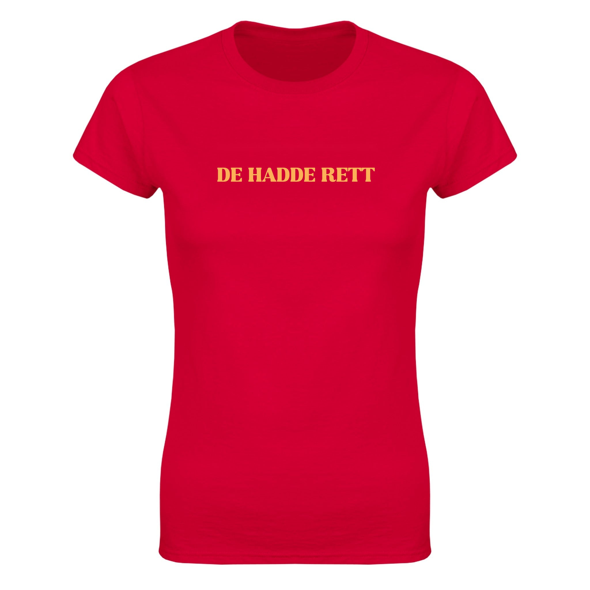 De hadde rett - Dame t-skjorte – Red